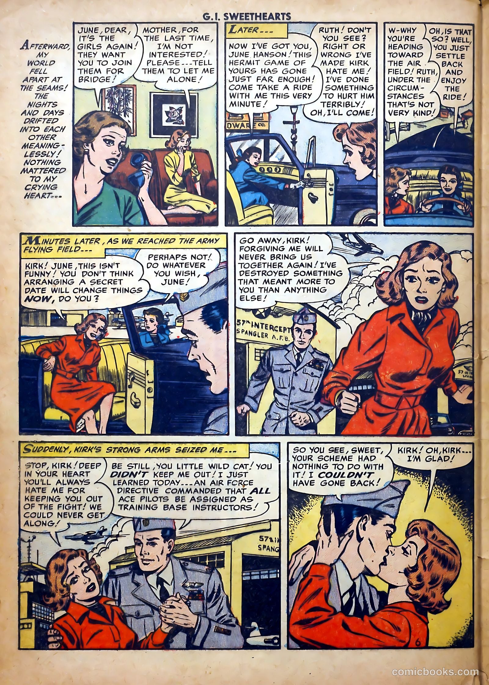 G.I. Sweethearts #39 (1954) — page 32 of 36