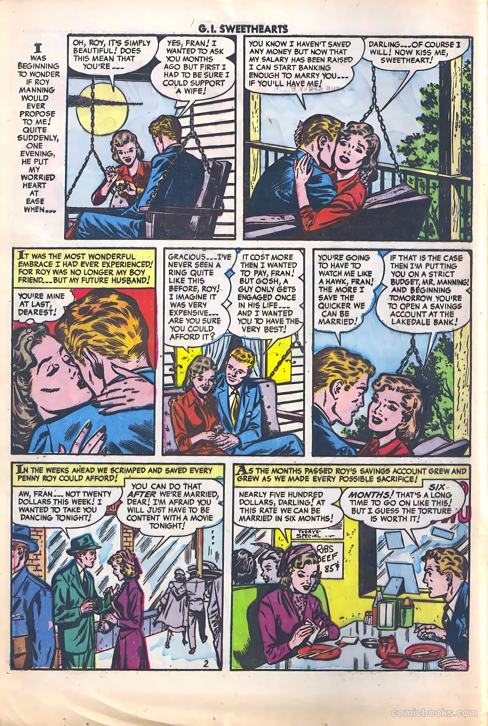 G.I. Sweethearts #40 (1954) — page 4 of 36