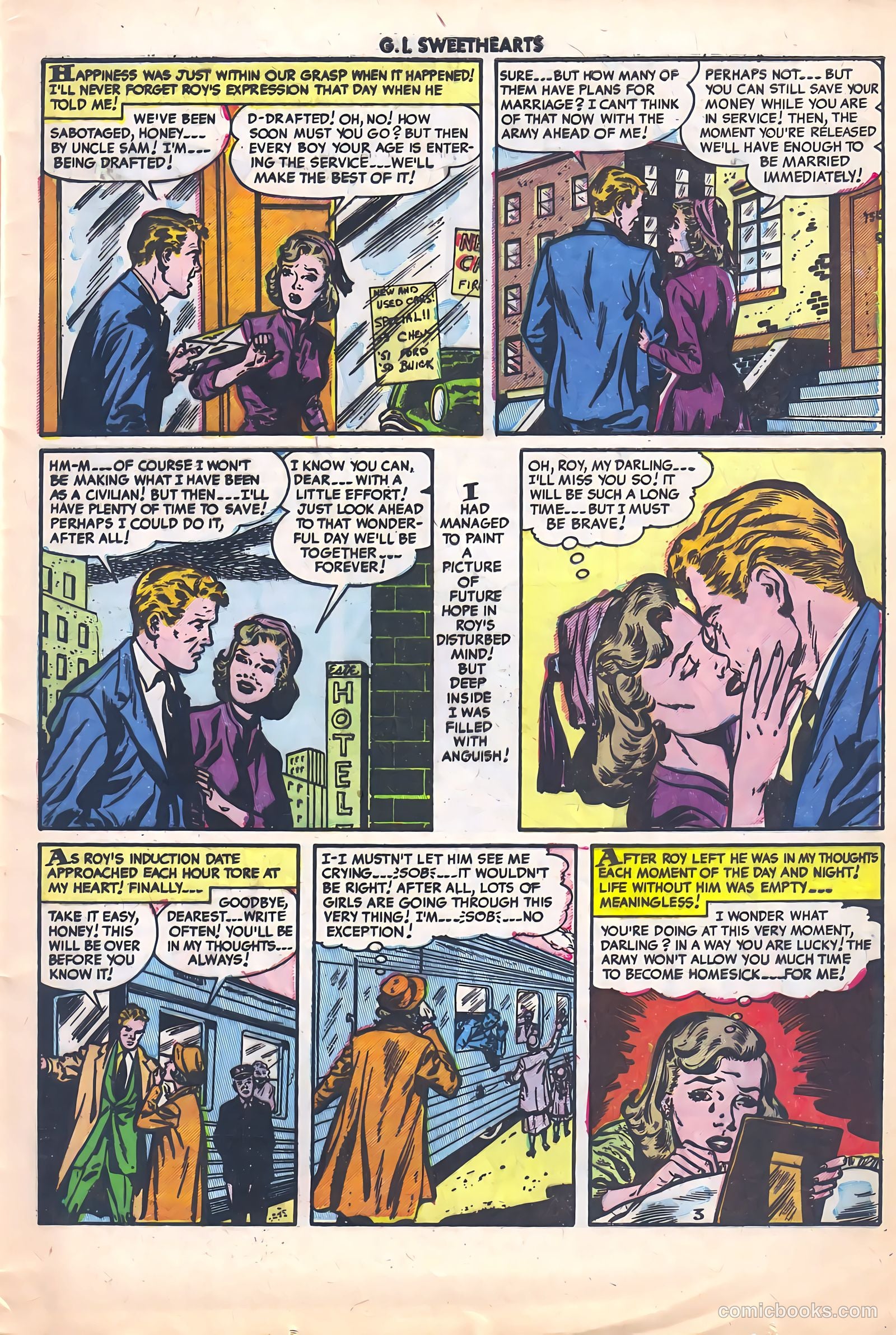 G.I. Sweethearts #40 (1954) — page 5 of 36