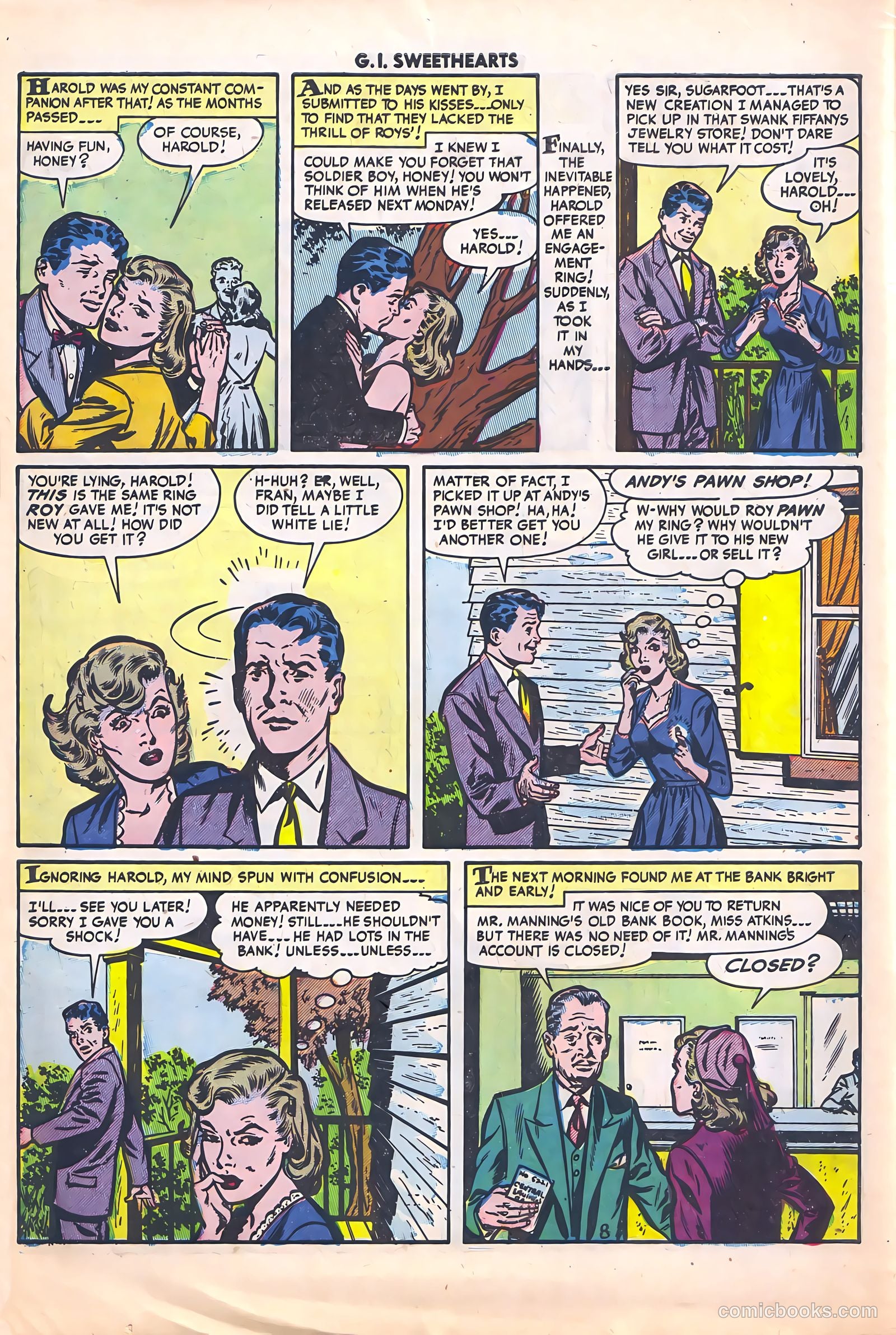 G.I. Sweethearts #40 (1954) — page 10 of 36