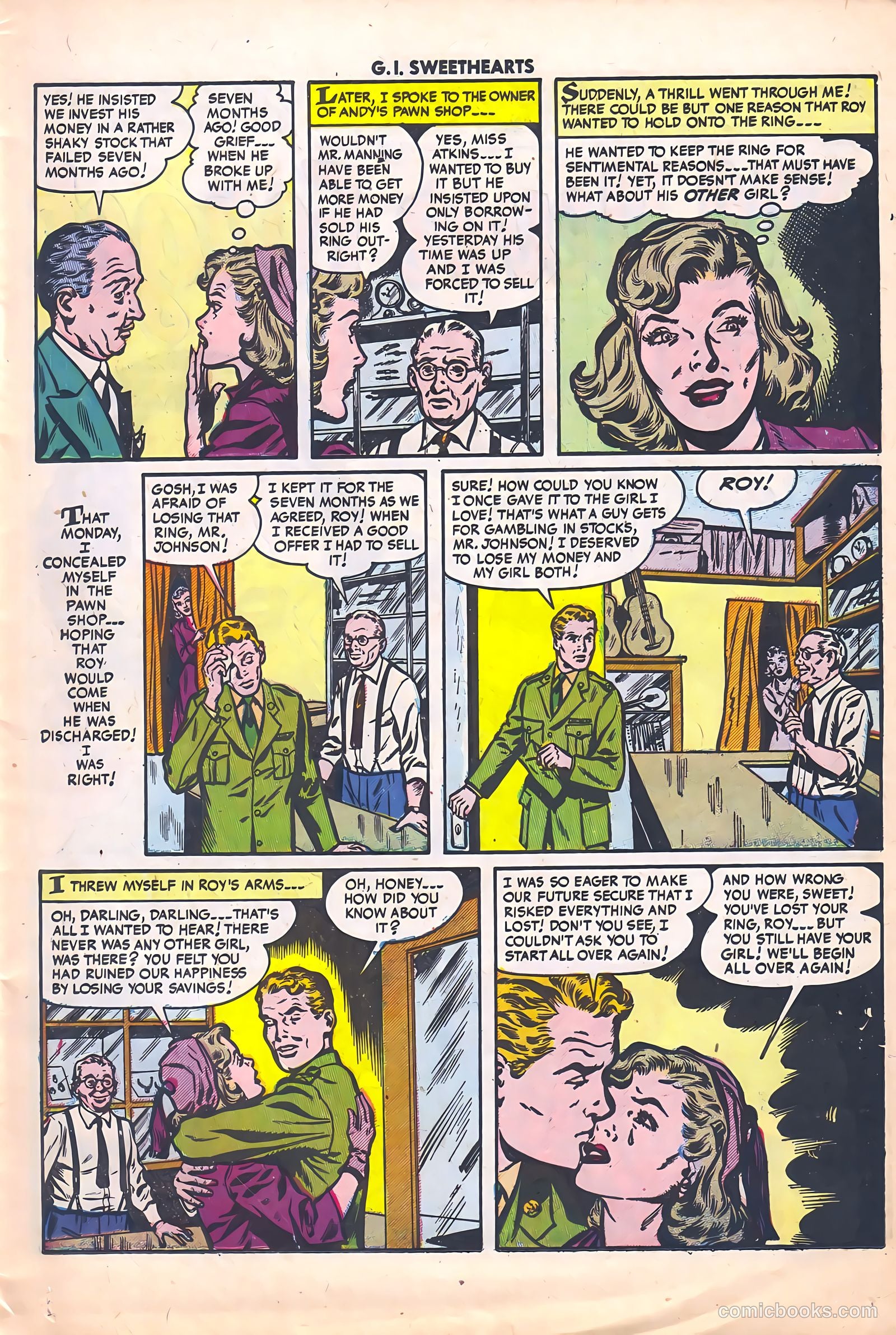 G.I. Sweethearts #40 (1954) — page 11 of 36