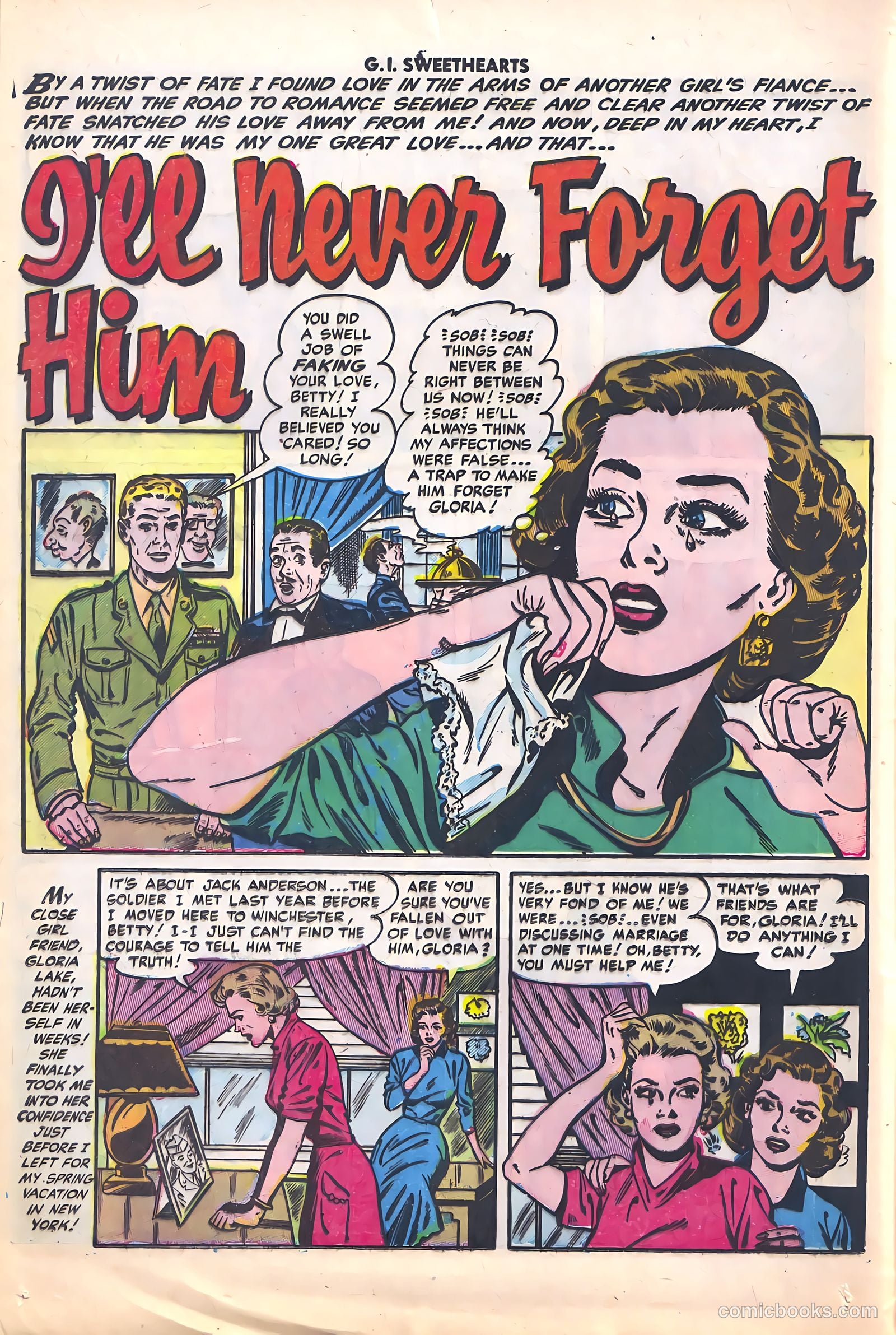 G.I. Sweethearts #40 (1954) — page 12 of 36