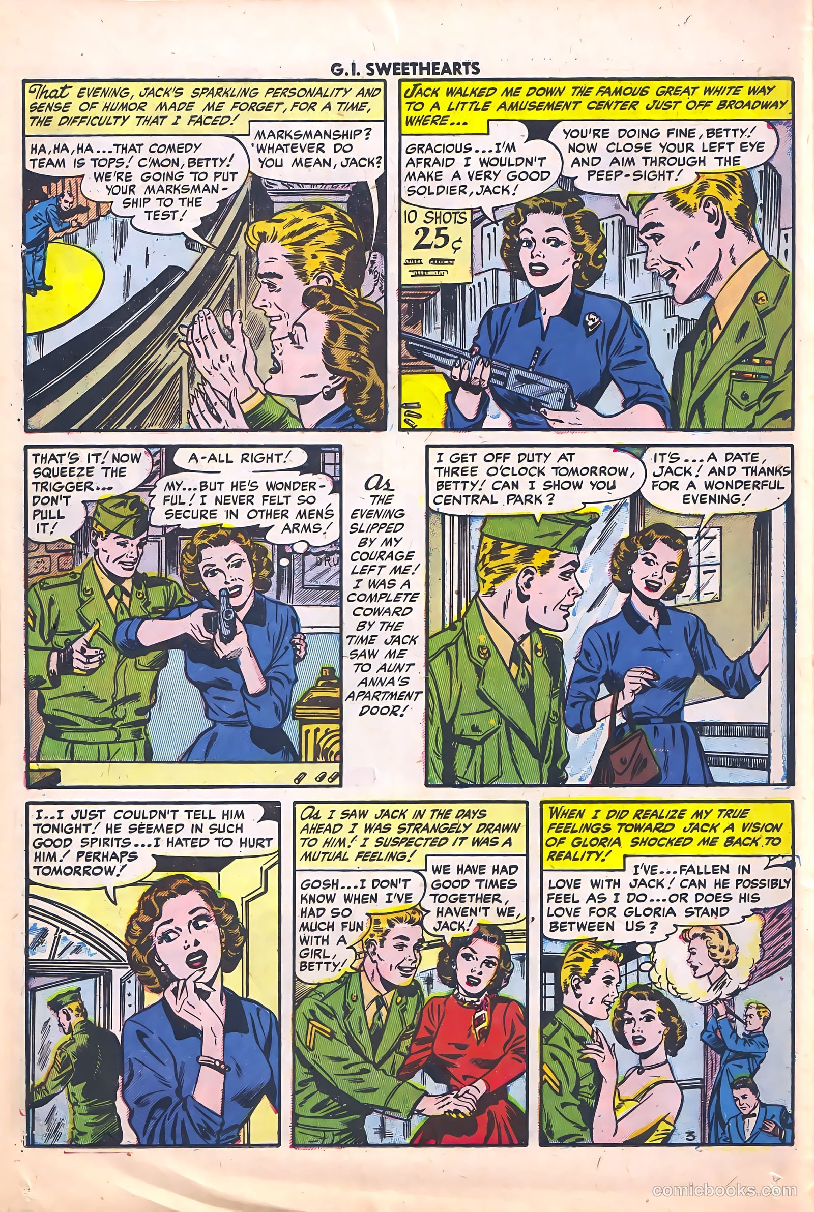 G.I. Sweethearts #40 (1954) — page 14 of 36