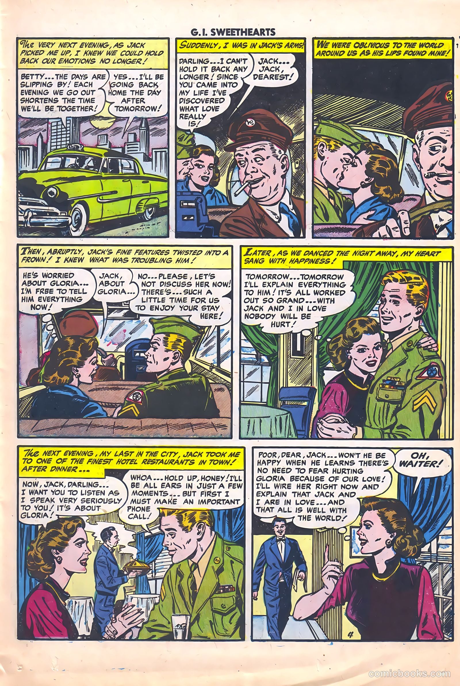 G.I. Sweethearts #40 (1954) — page 15 of 36