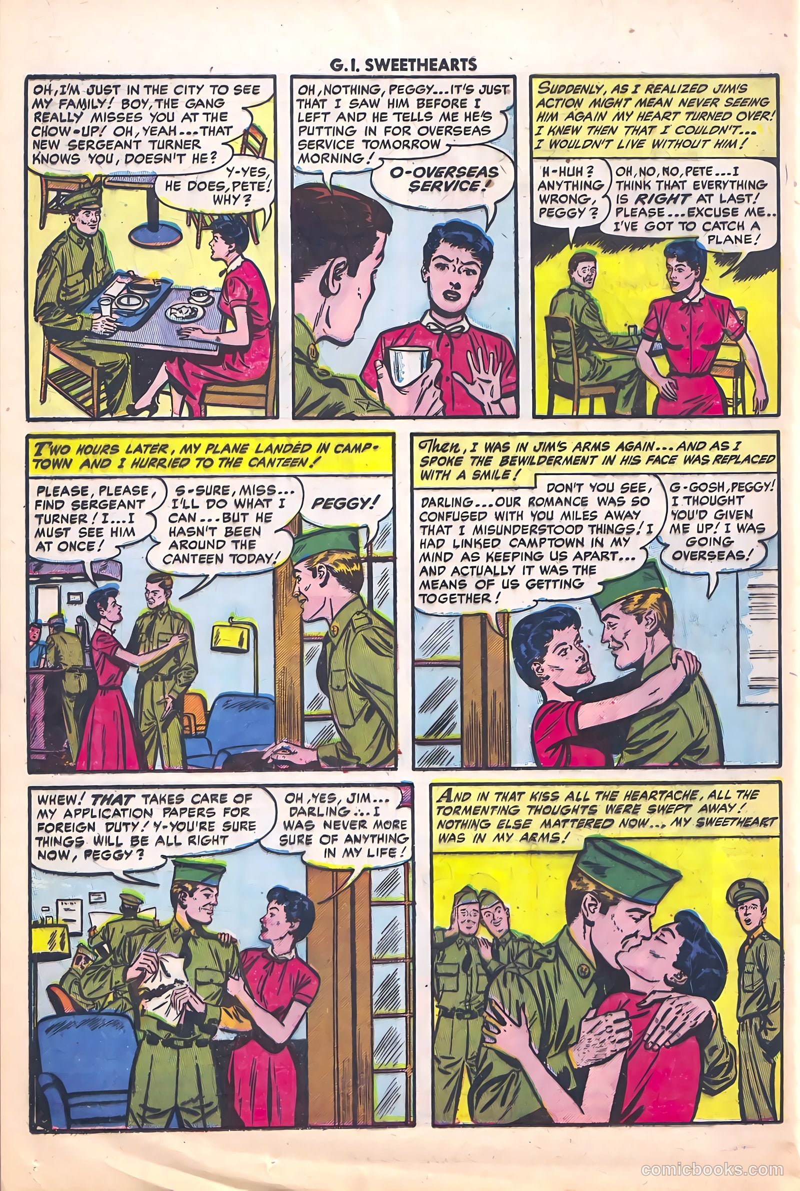 G.I. Sweethearts #40 (1954) — page 24 of 36