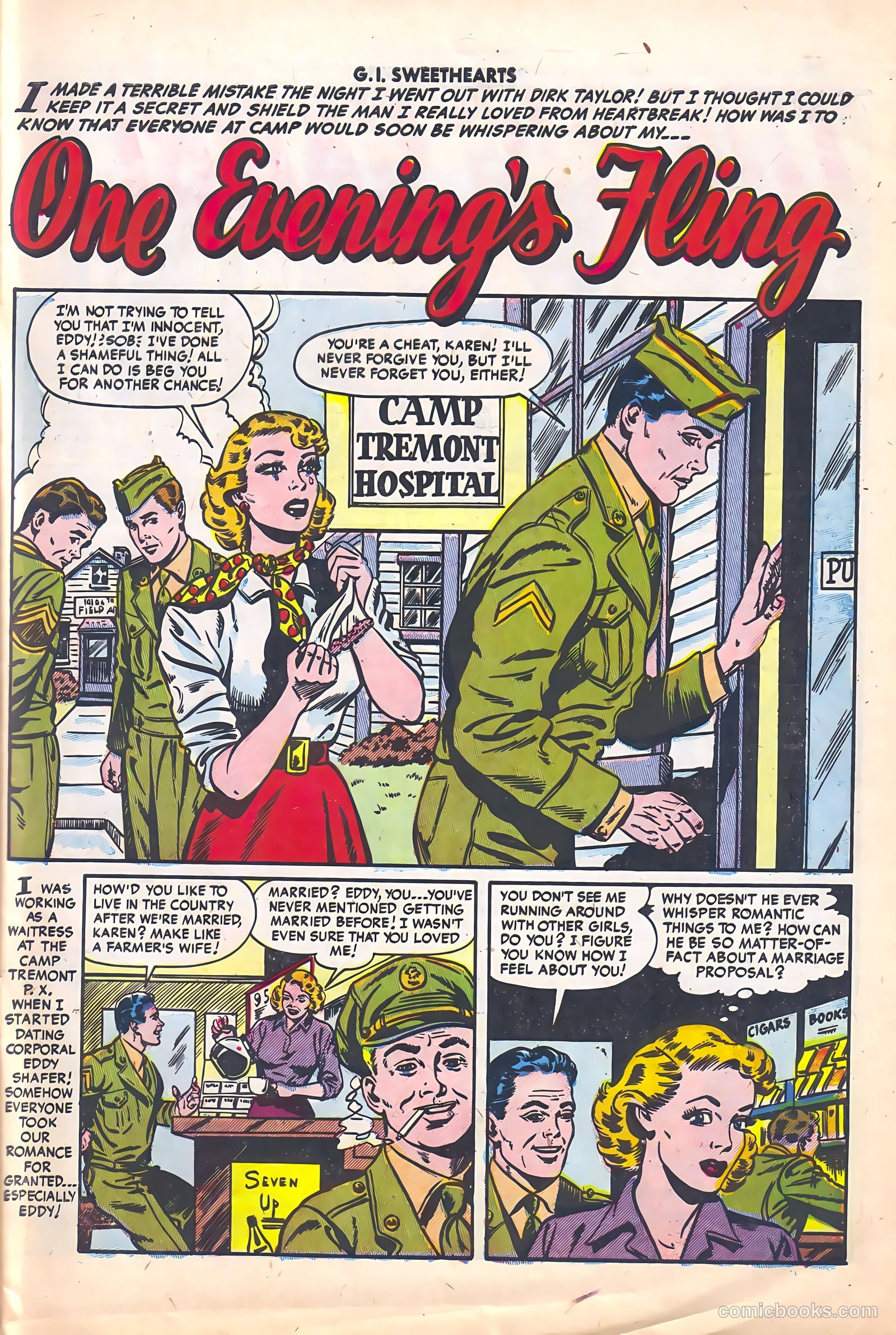 G.I. Sweethearts #40 (1954) — page 27 of 36
