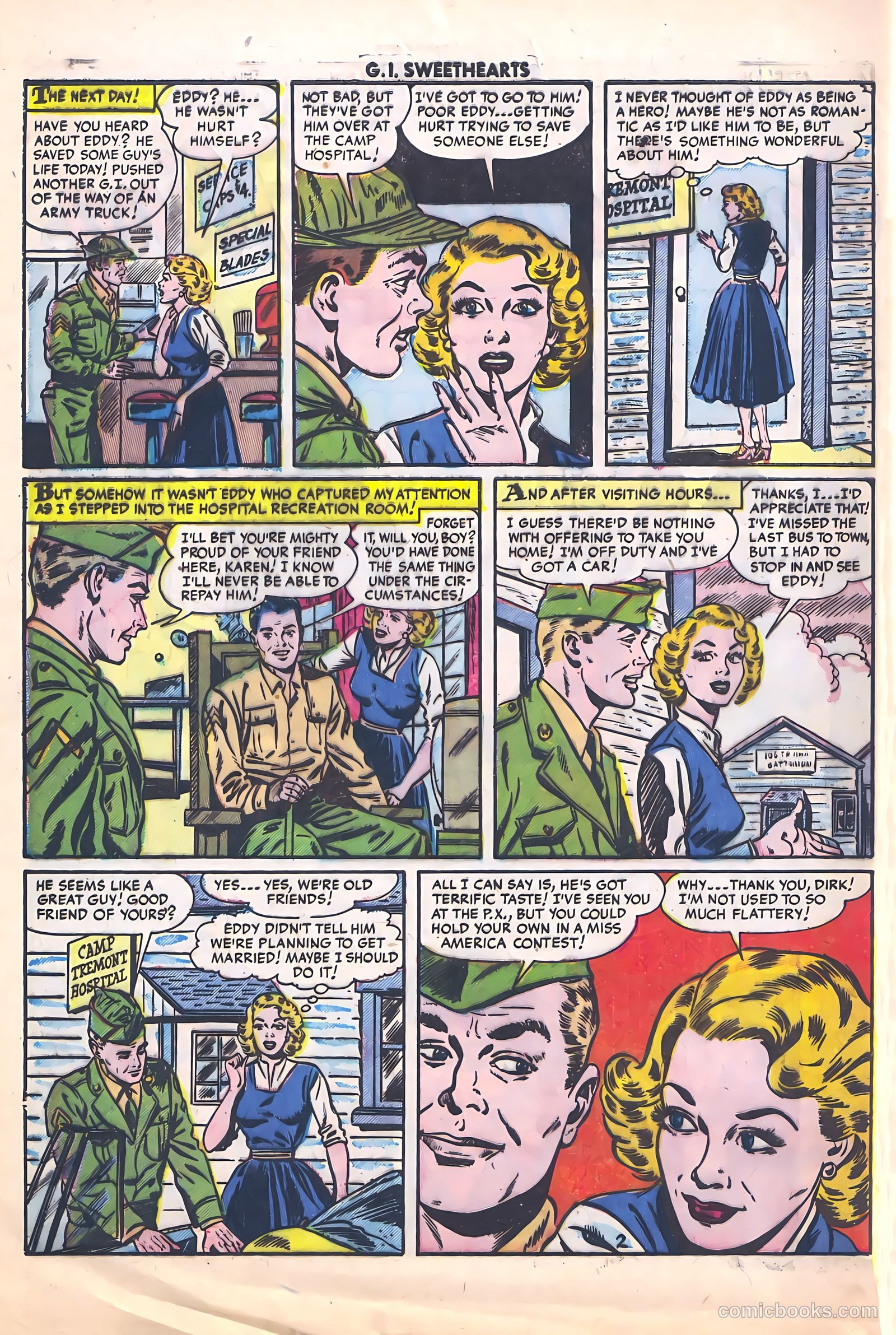 G.I. Sweethearts #40 (1954) — page 28 of 36