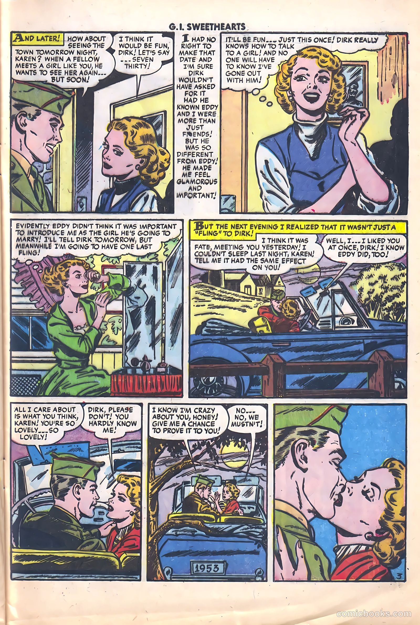 G.I. Sweethearts #40 (1954) — page 29 of 36