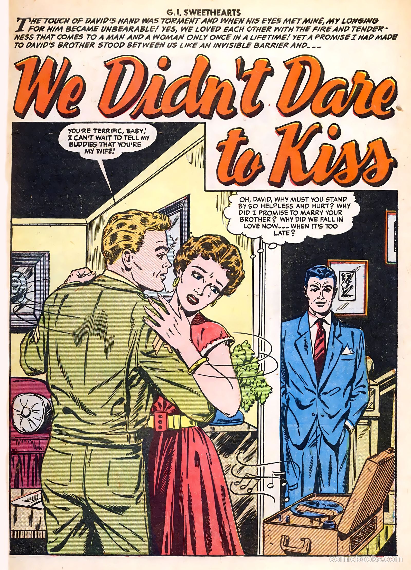 G.I. Sweethearts #41 (1954) — page 3 of 36