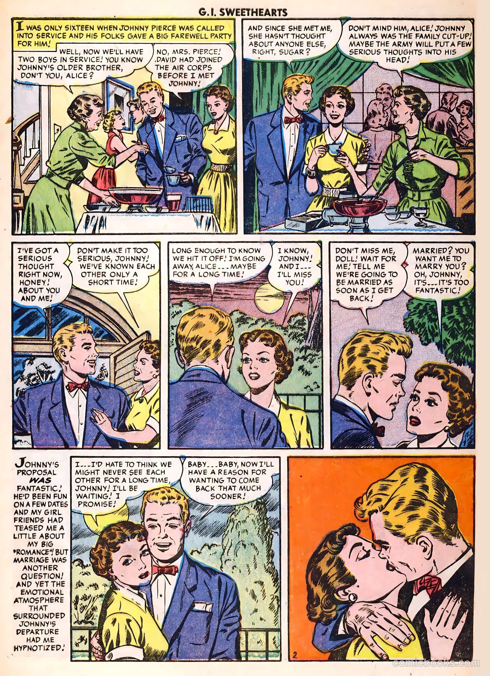 G.I. Sweethearts #41 (1954) — page 4 of 36