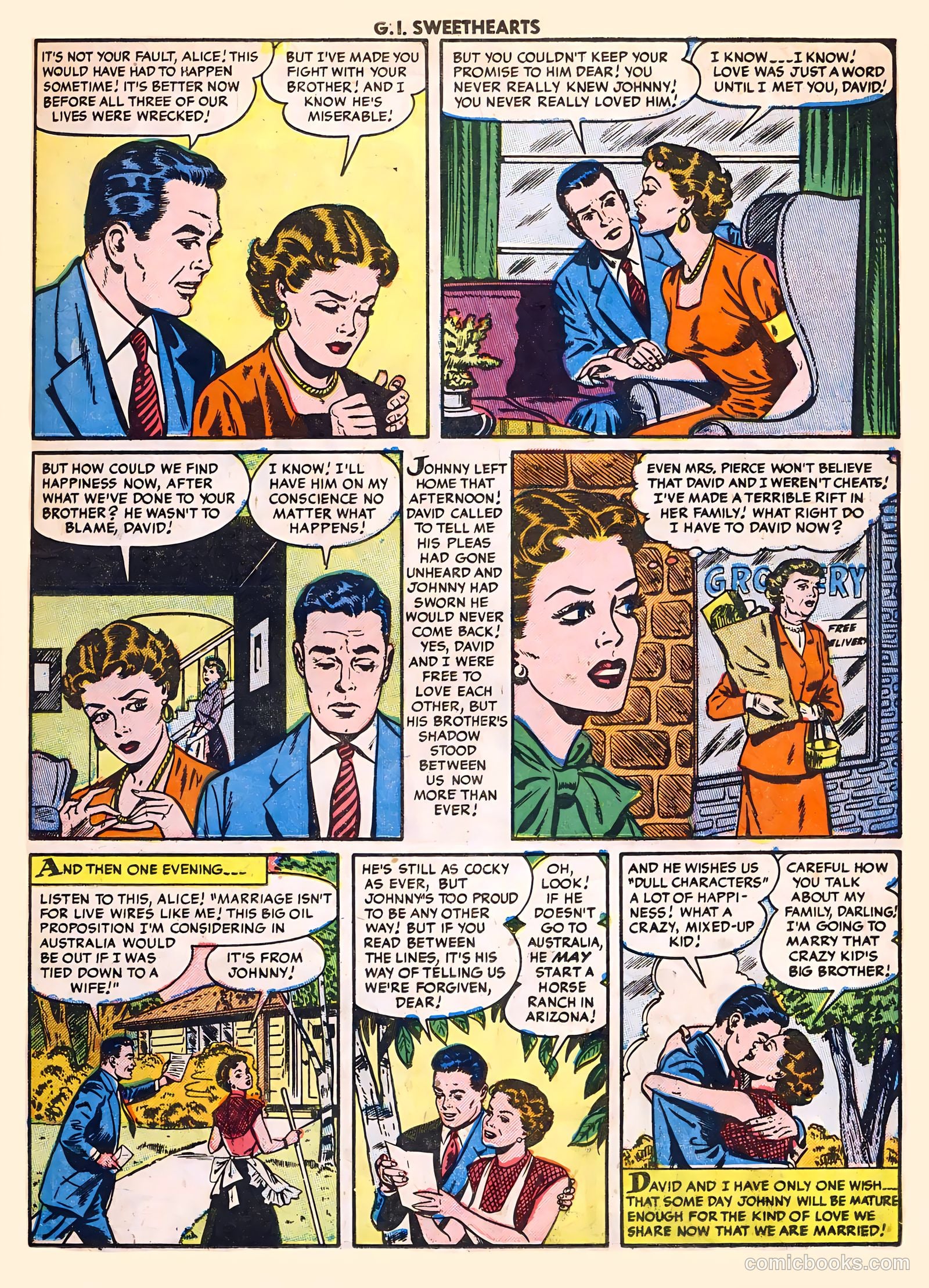 G.I. Sweethearts #41 (1954) — page 11 of 36