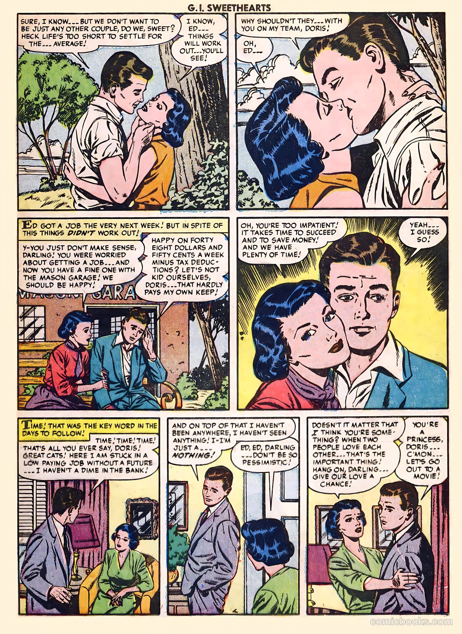 G.I. Sweethearts #41 (1954) — page 13 of 36