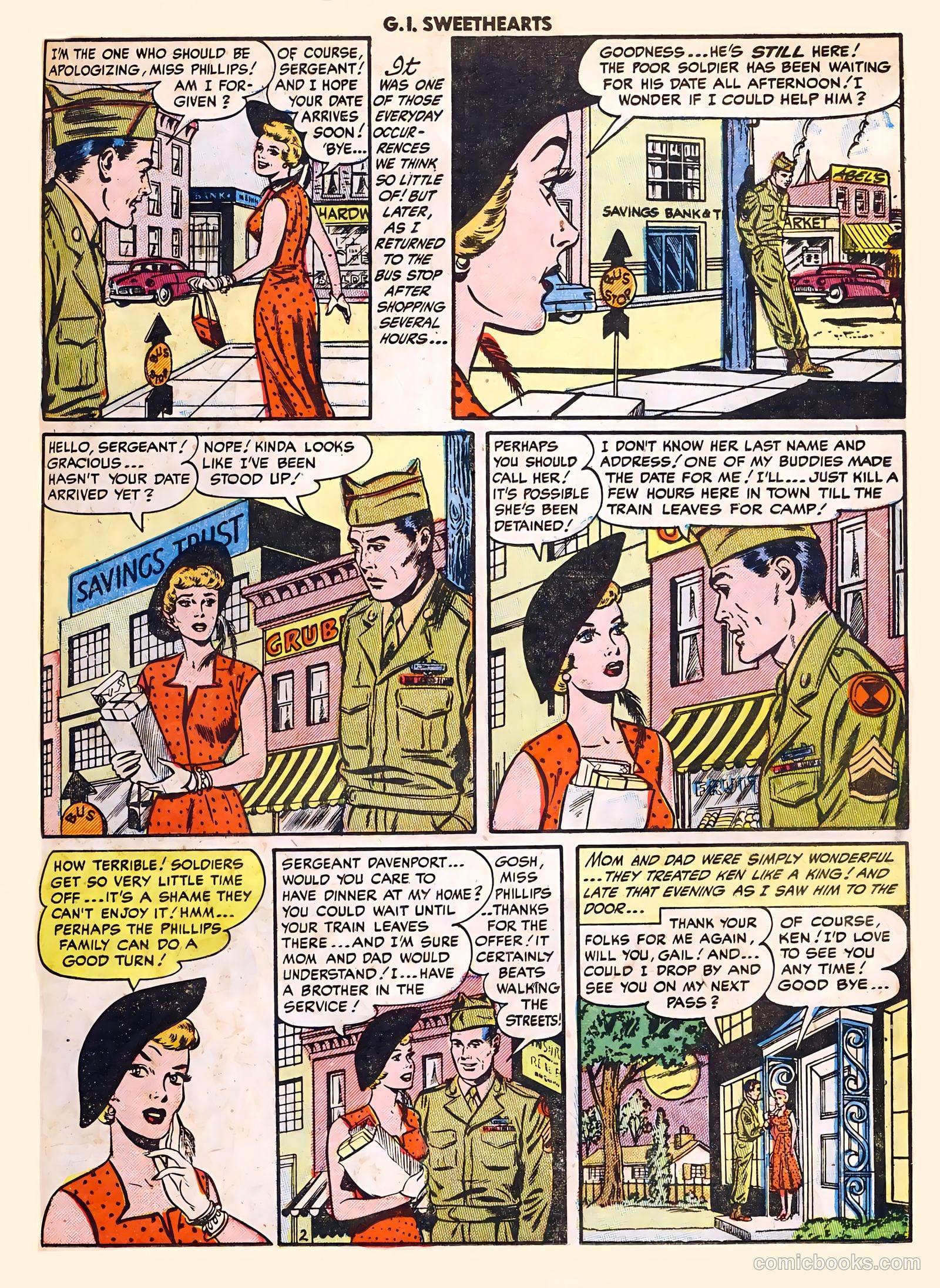 G.I. Sweethearts #41 (1954) — page 19 of 36