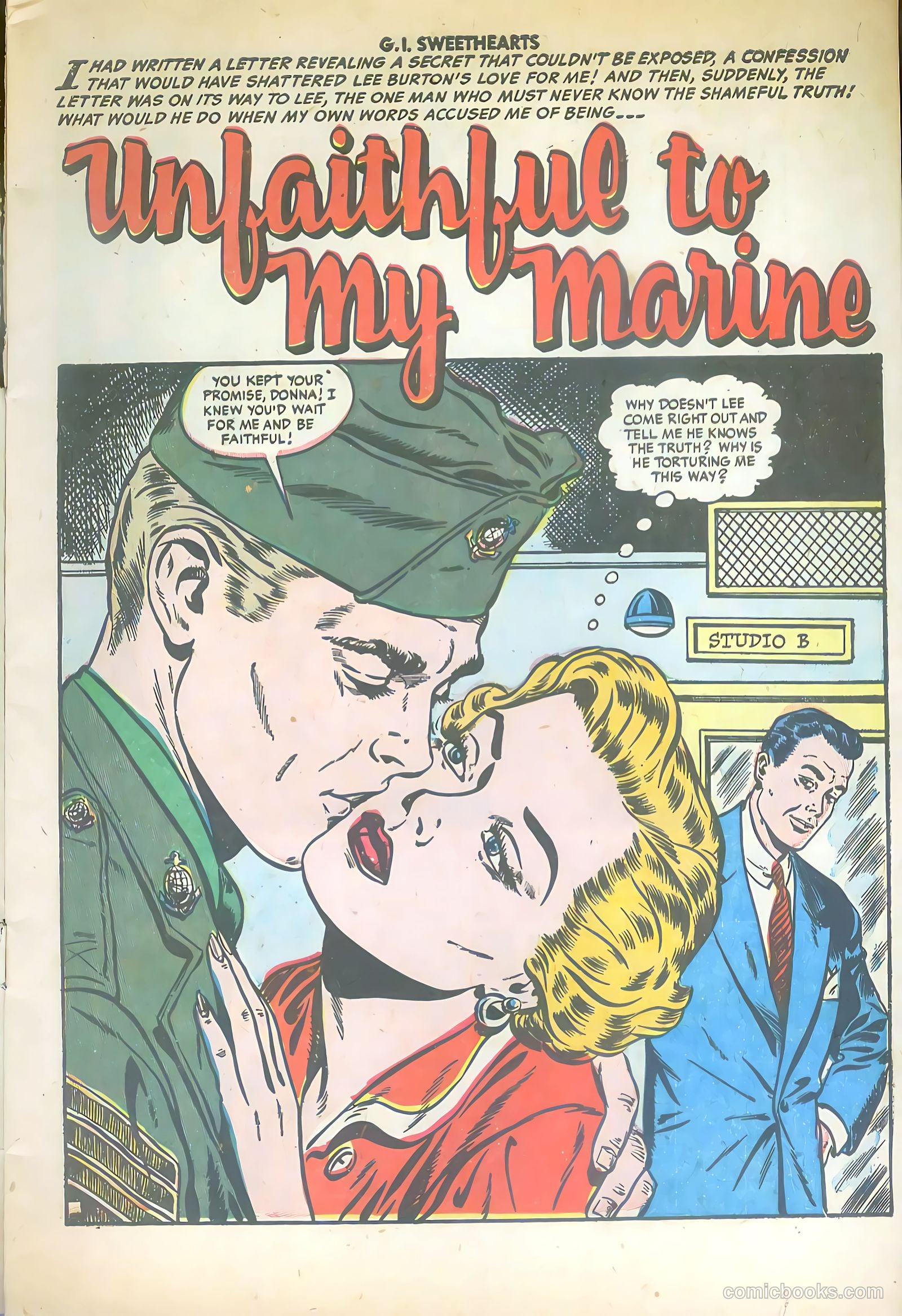 G.I. Sweethearts #42 (1954) — page 3 of 36