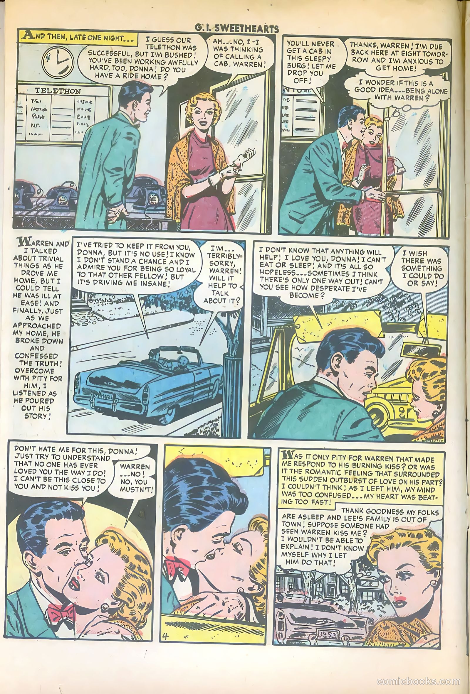 G.I. Sweethearts #42 (1954) — page 6 of 36