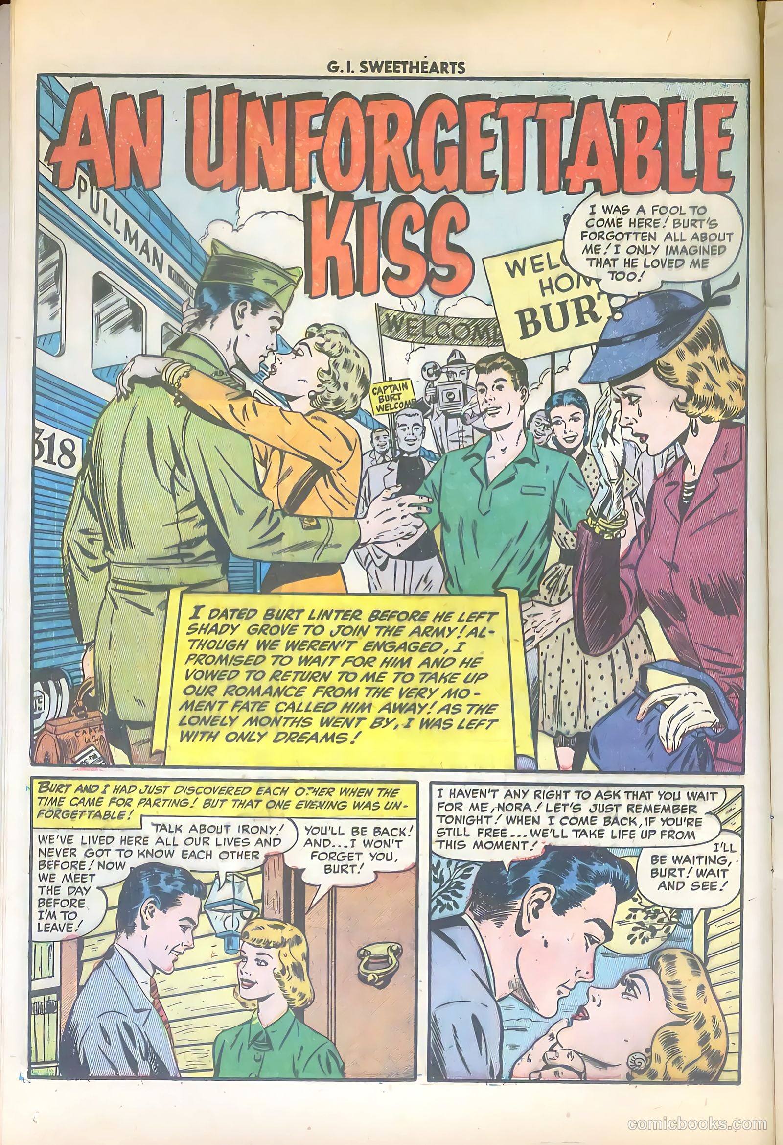G.I. Sweethearts #42 (1954) — page 12 of 36