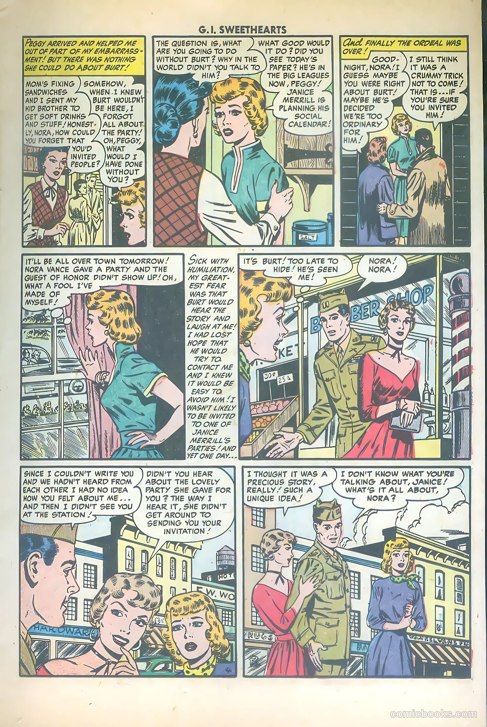 G.I. Sweethearts #42 (1954) — page 15 of 36