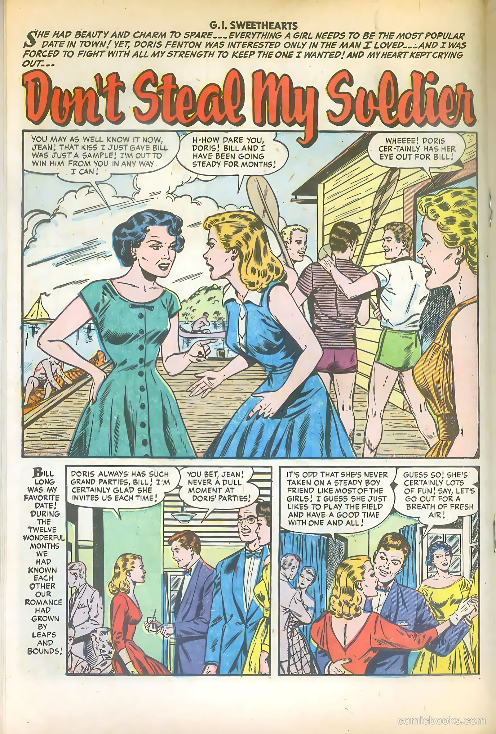 G.I. Sweethearts #42 (1954) — page 18 of 36