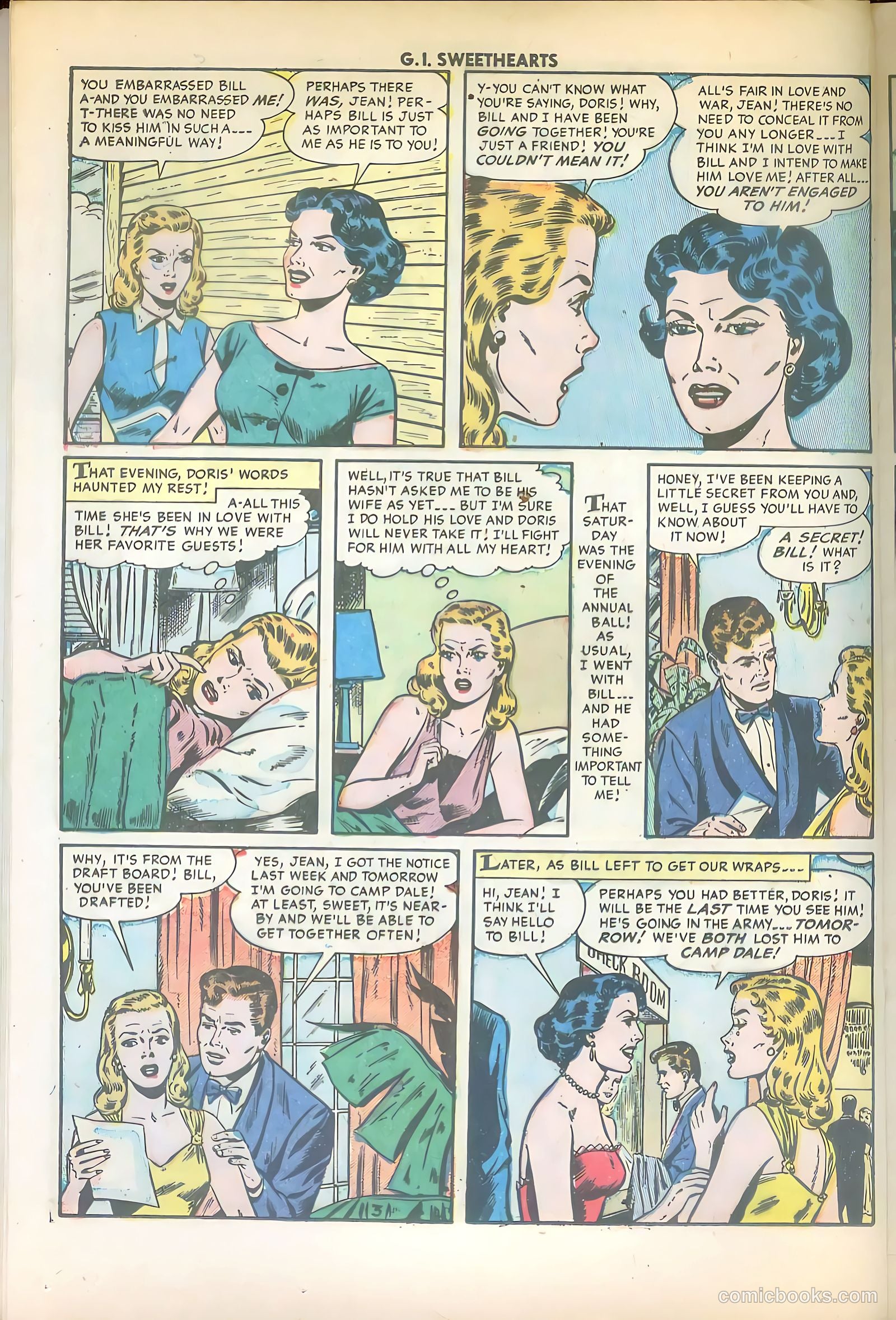 G.I. Sweethearts #42 (1954) — page 20 of 36