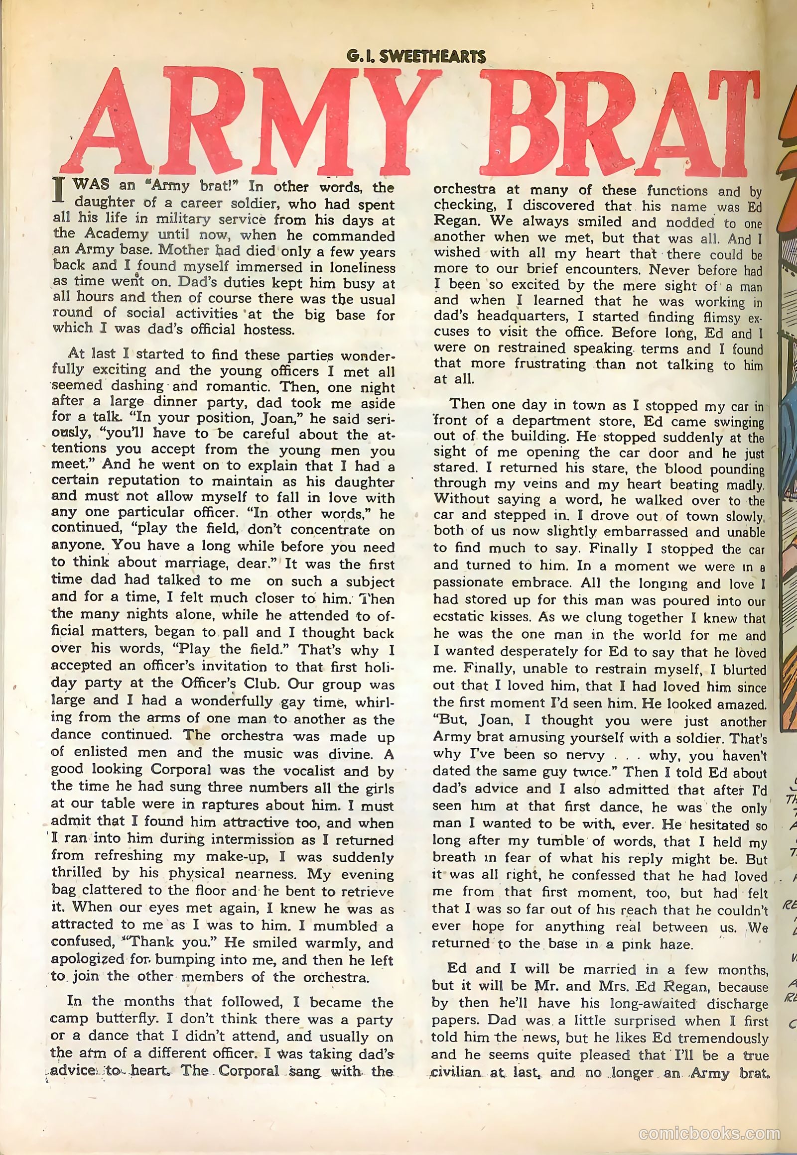 G.I. Sweethearts #42 (1954) — page 26 of 36