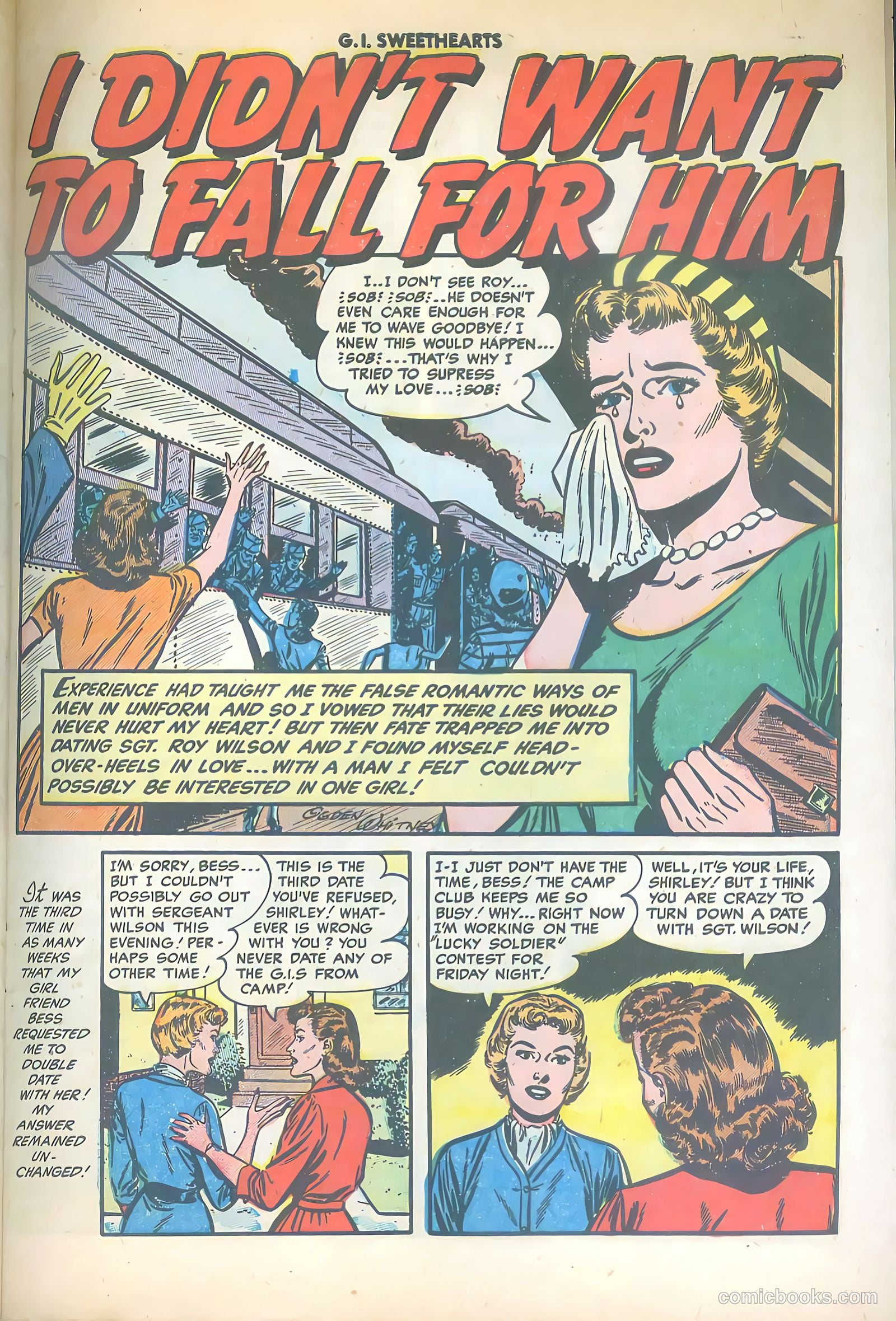 G.I. Sweethearts #42 (1954) — page 27 of 36