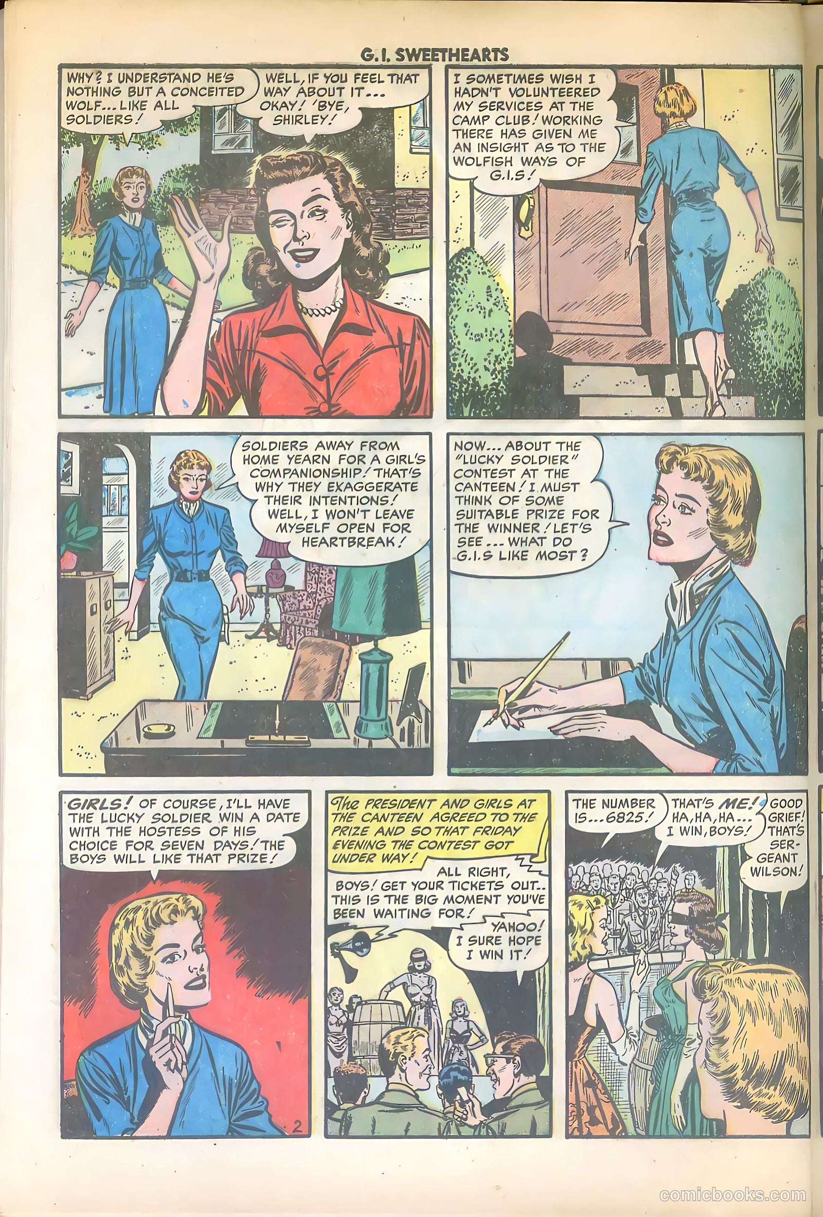 G.I. Sweethearts #42 (1954) — page 28 of 36