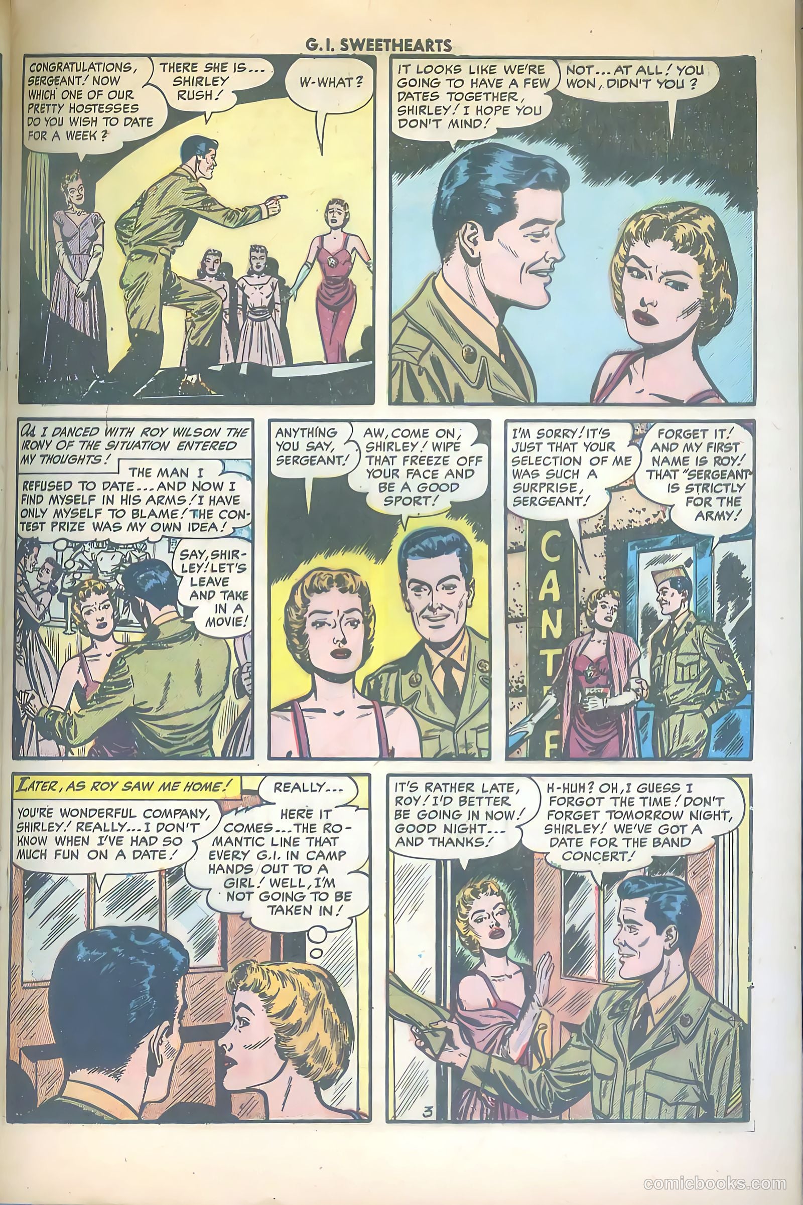 G.I. Sweethearts #42 (1954) — page 29 of 36