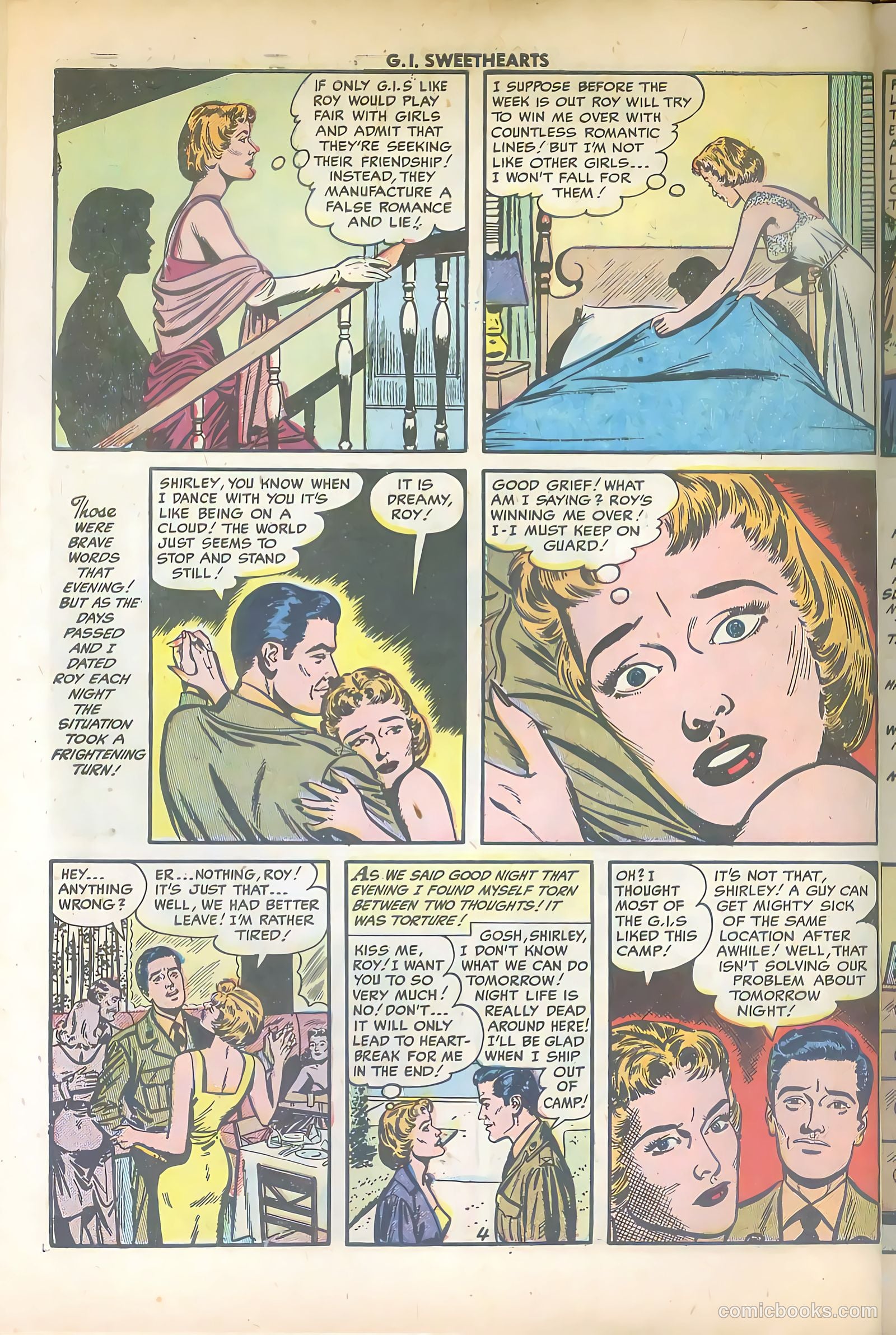 G.I. Sweethearts #42 (1954) — page 30 of 36