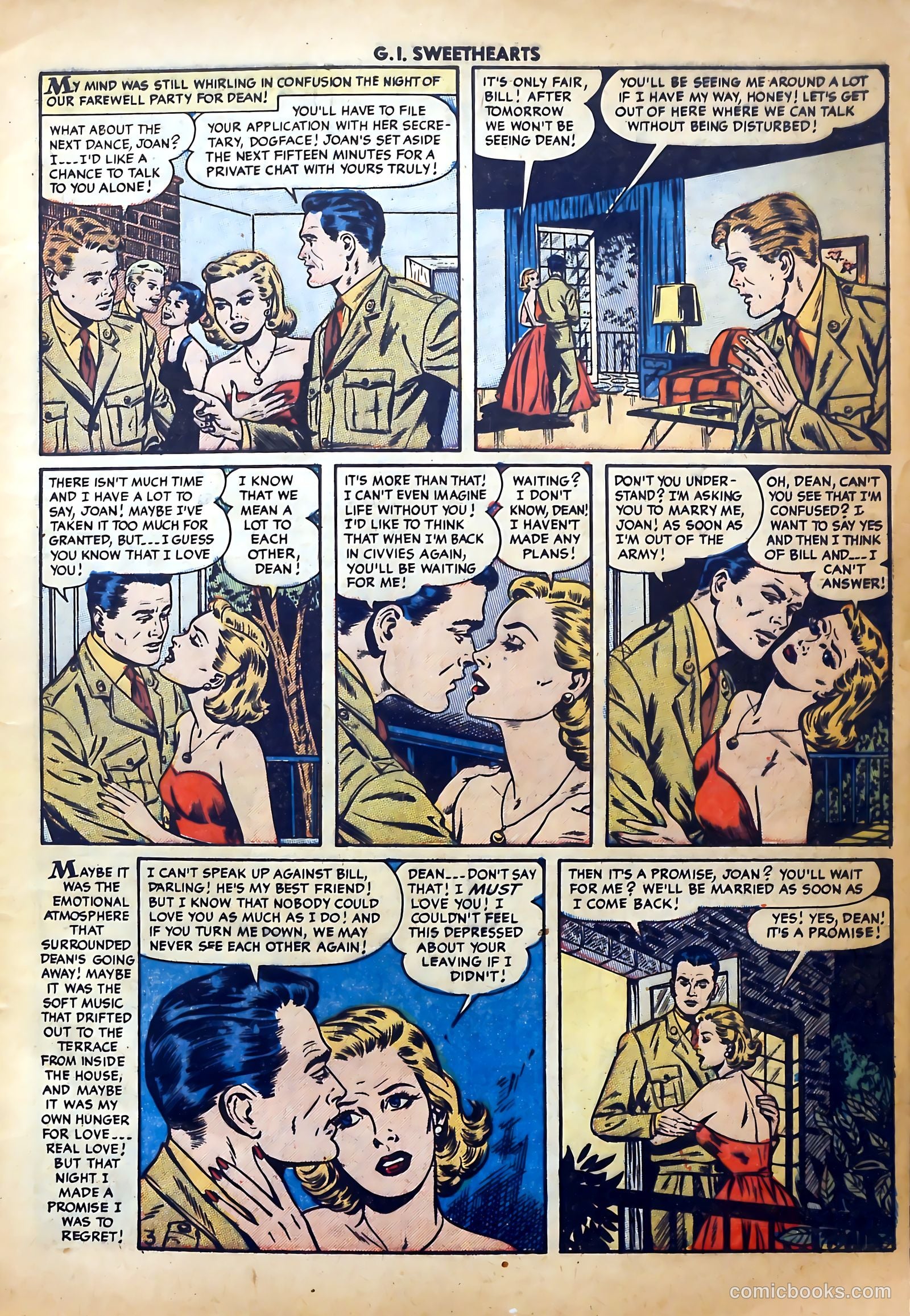 G.I. Sweethearts #43 (1955) — page 5 of 36