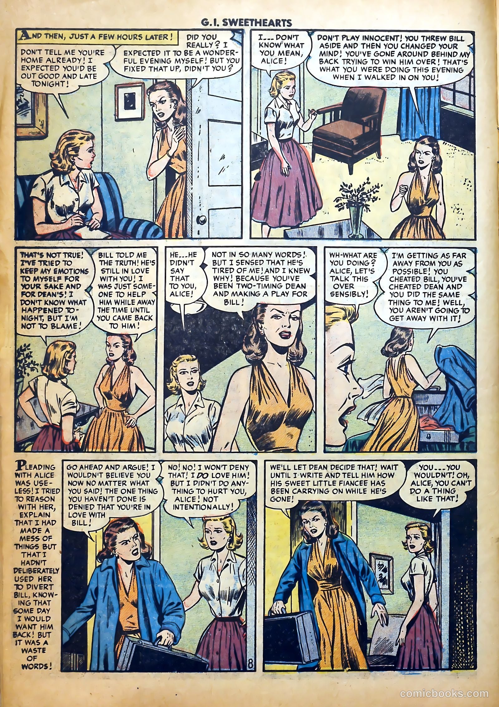 G.I. Sweethearts #43 (1955) — page 10 of 36