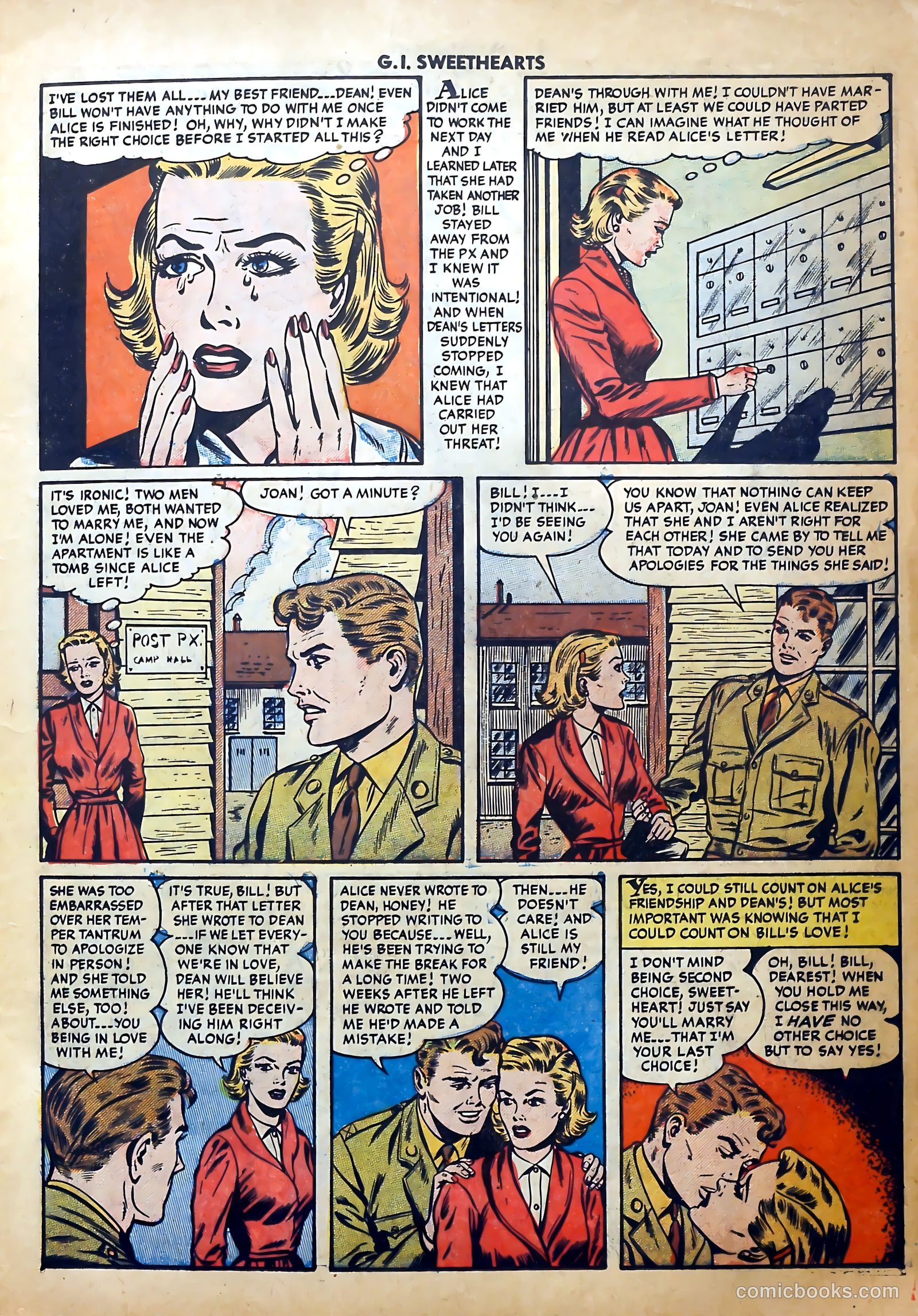 G.I. Sweethearts #43 (1955) — page 11 of 36