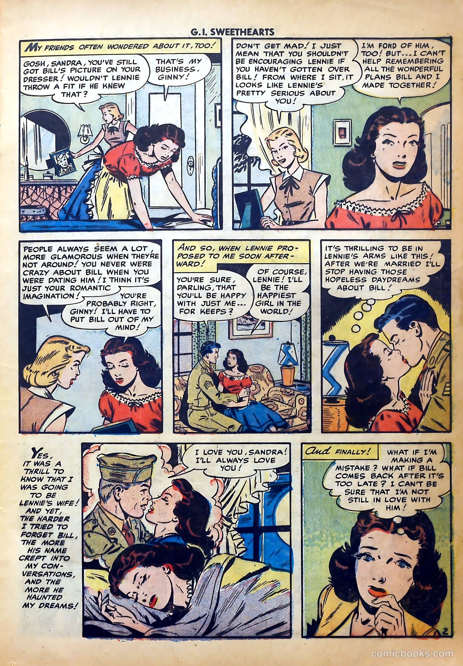 G.I. Sweethearts #43 (1955) — page 13 of 36