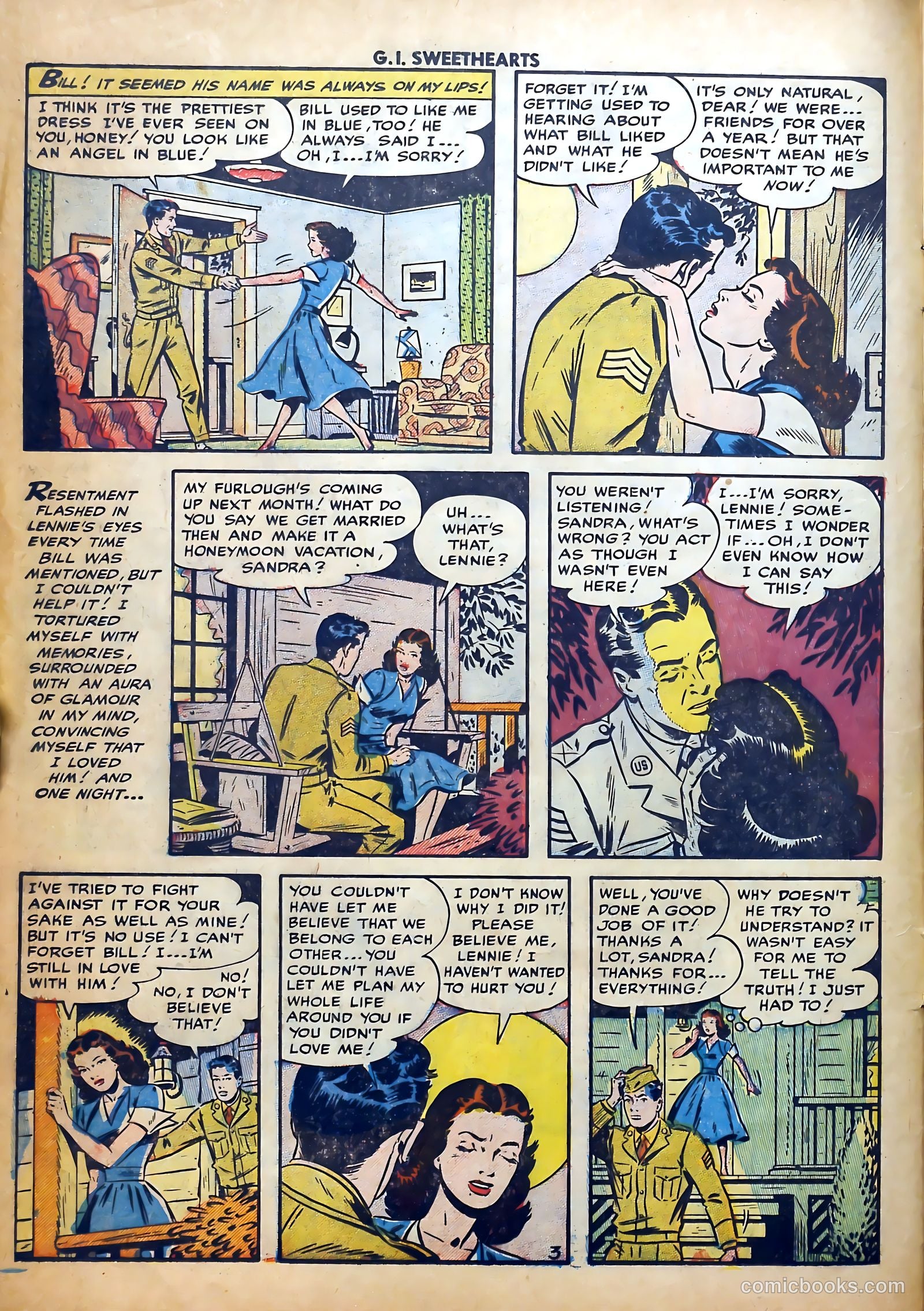 G.I. Sweethearts #43 (1955) — page 14 of 36