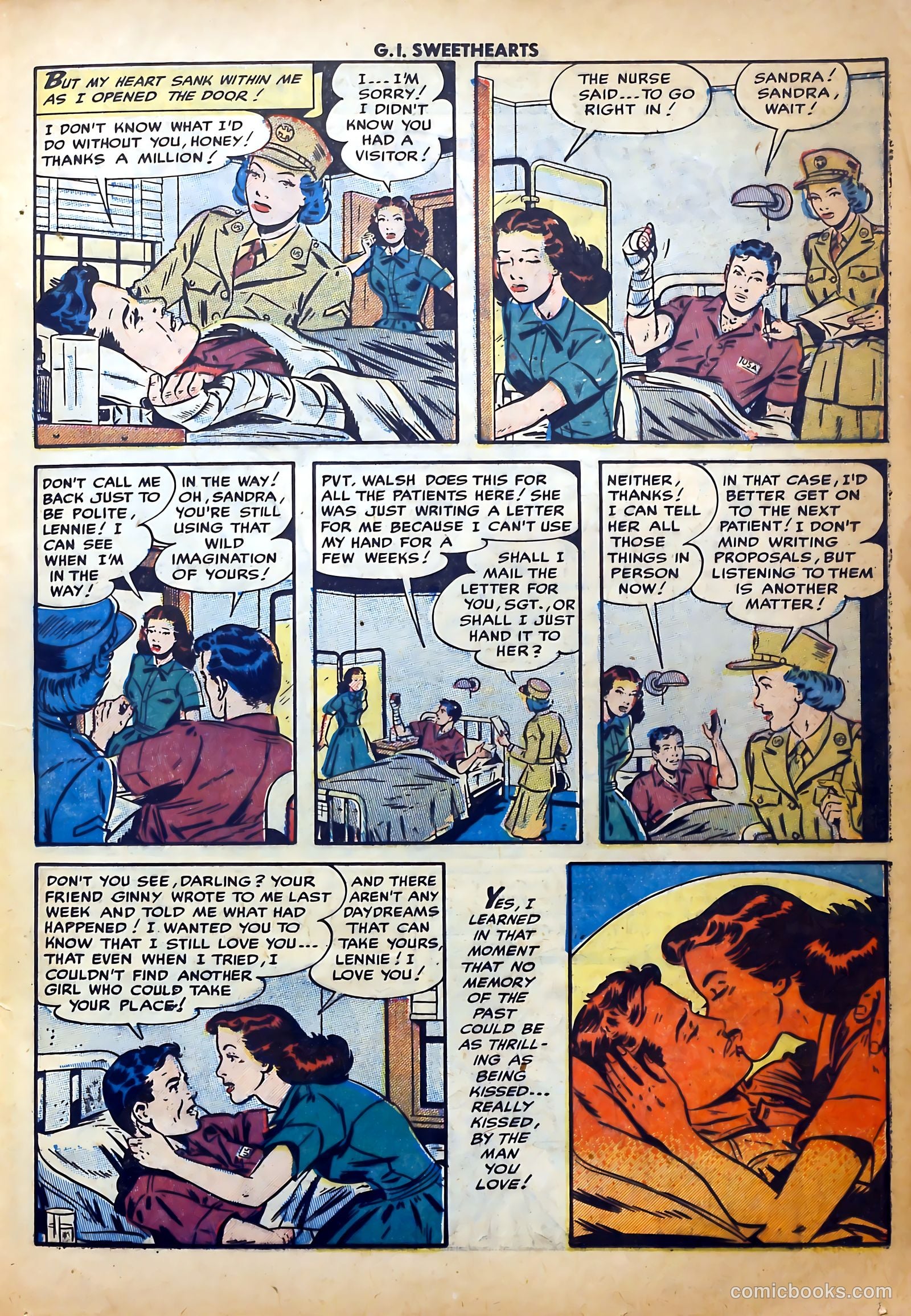 G.I. Sweethearts #43 (1955) — page 17 of 36