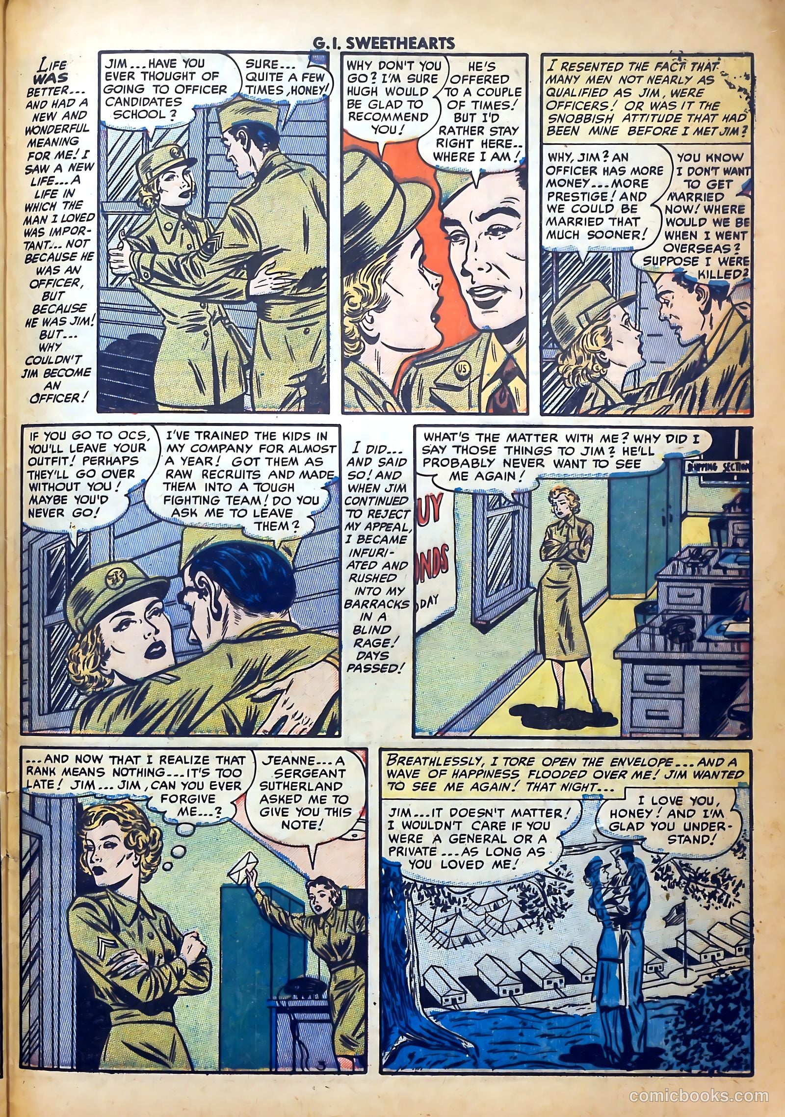 G.I. Sweethearts #43 (1955) — page 29 of 36
