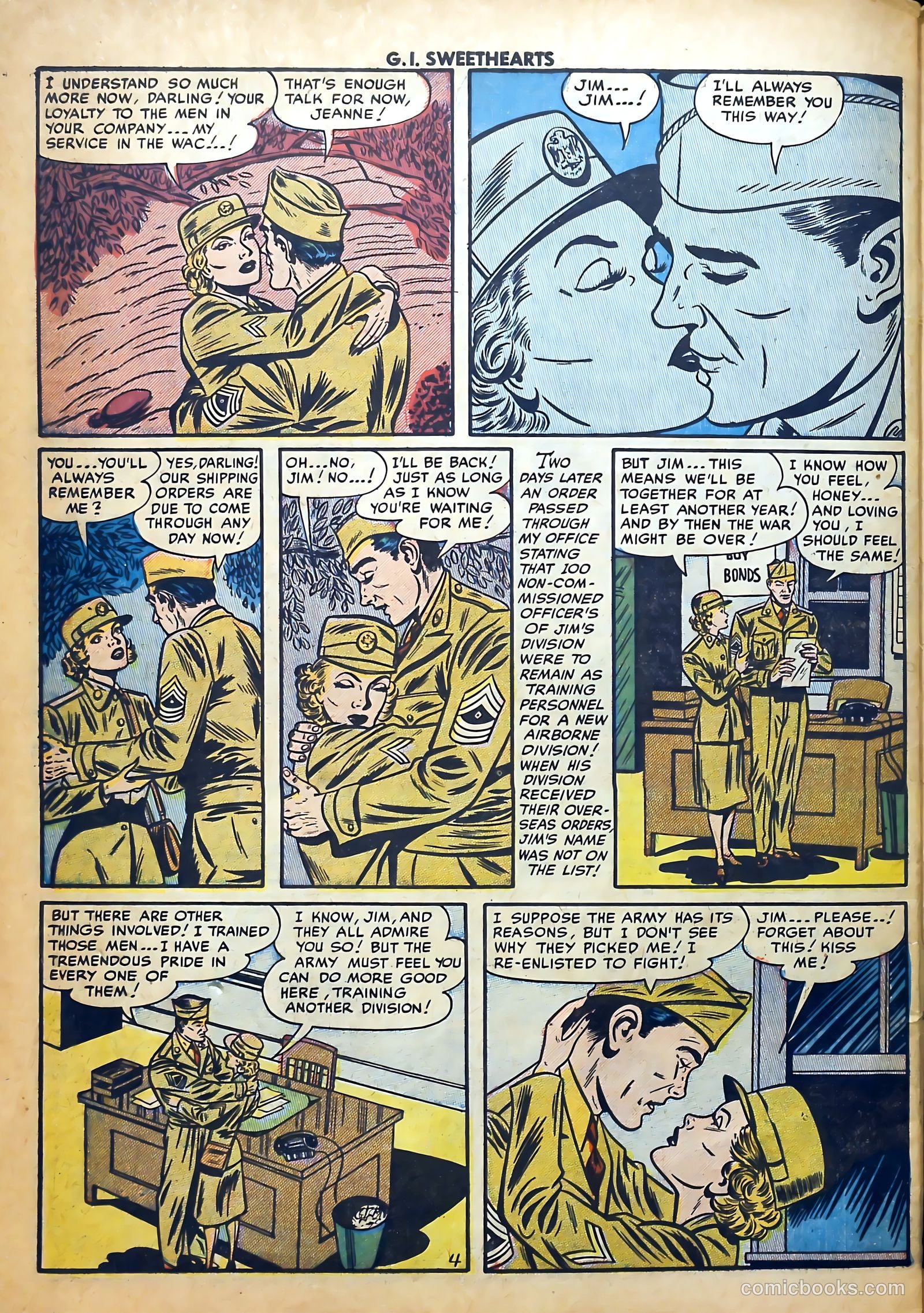 G.I. Sweethearts #43 (1955) — page 30 of 36