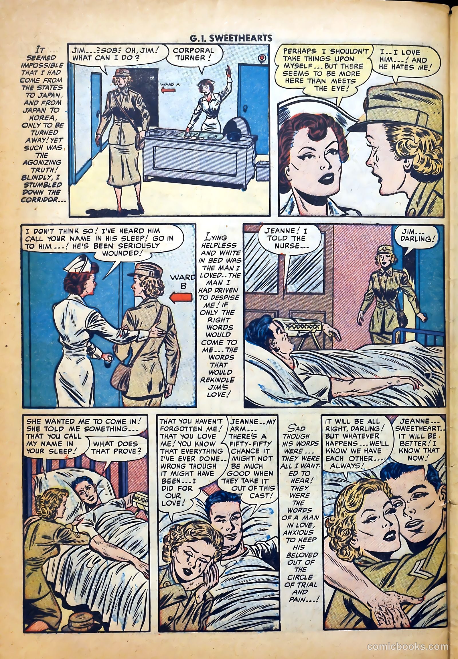 G.I. Sweethearts #43 (1955) — page 32 of 36