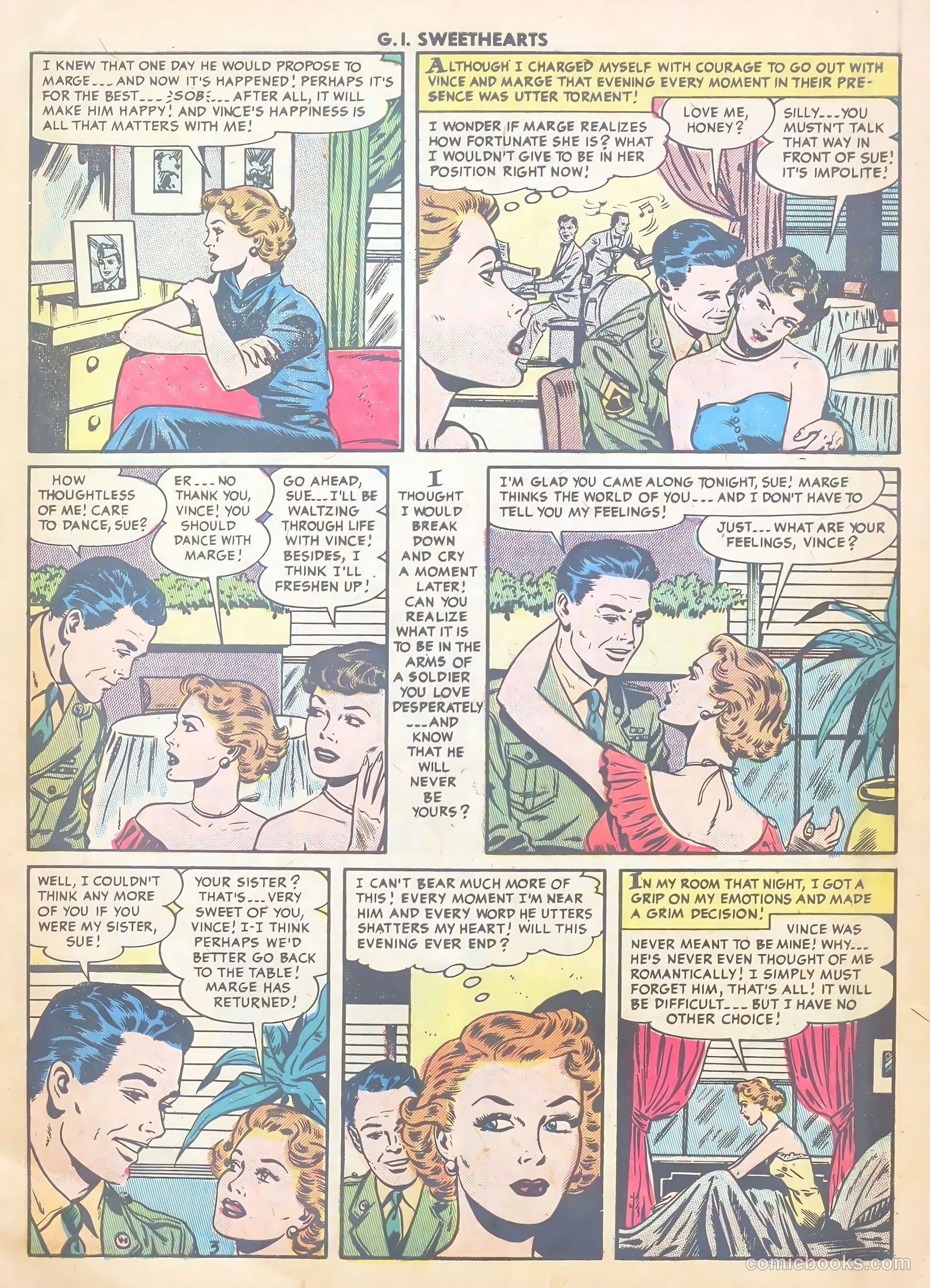 G.I. Sweethearts #44 (1955) — page 5 of 37