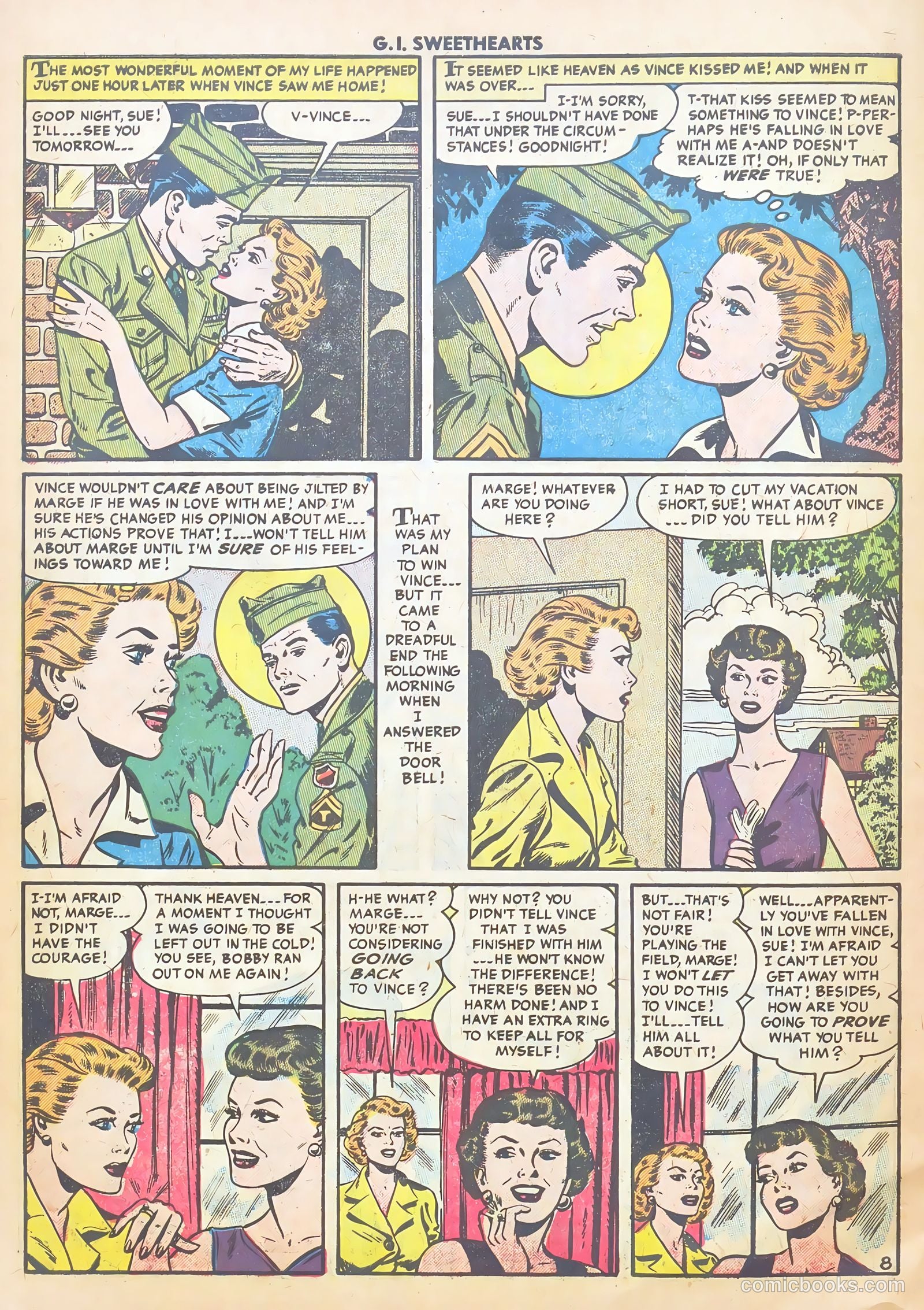G.I. Sweethearts #44 (1955) — page 10 of 37