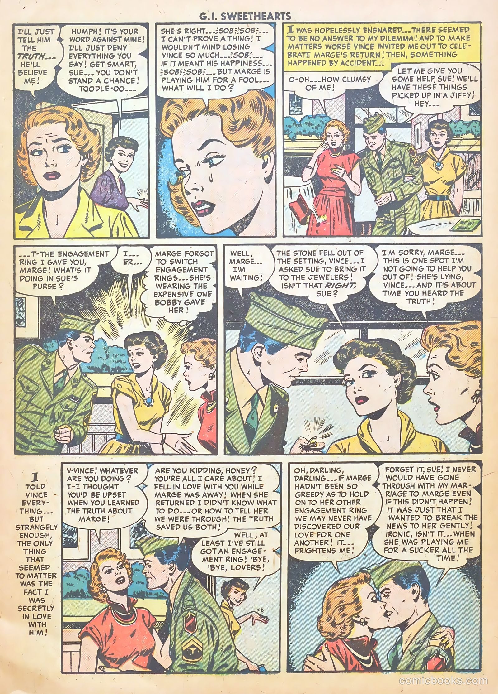 G.I. Sweethearts #44 (1955) — page 11 of 37