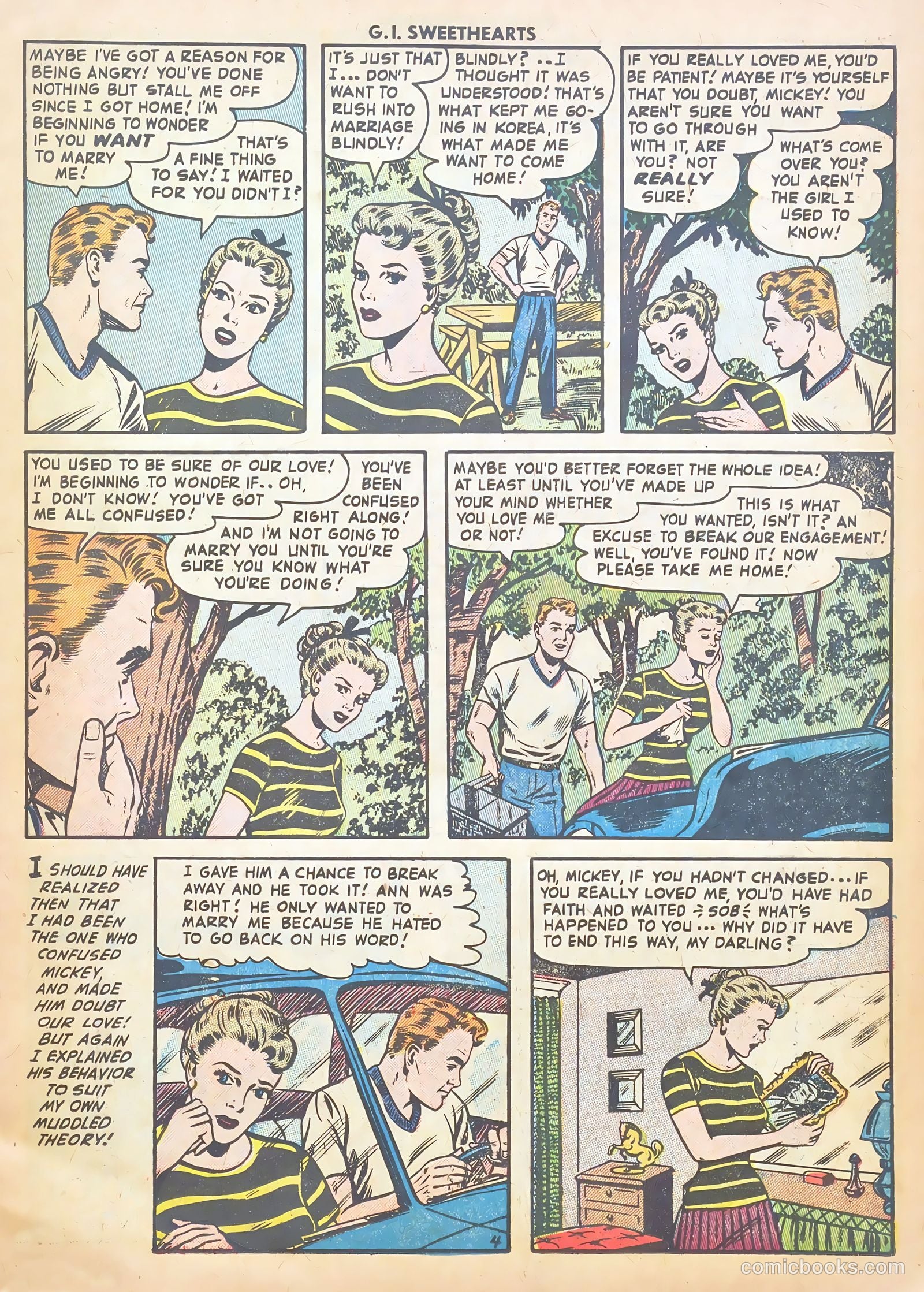G.I. Sweethearts #44 (1955) — page 15 of 37