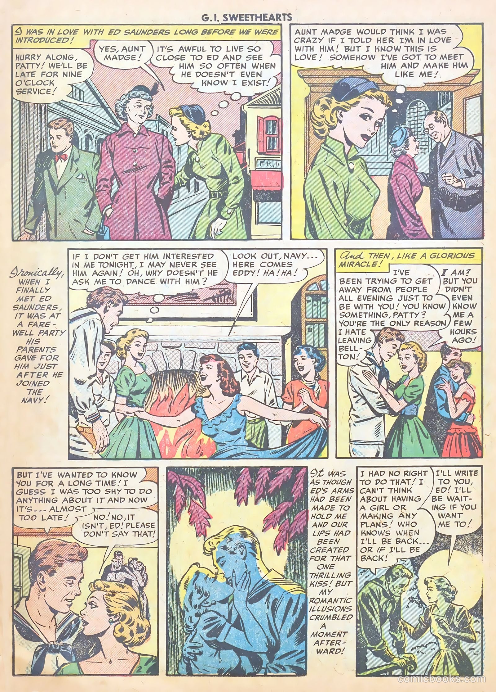 G.I. Sweethearts #44 (1955) — page 19 of 37