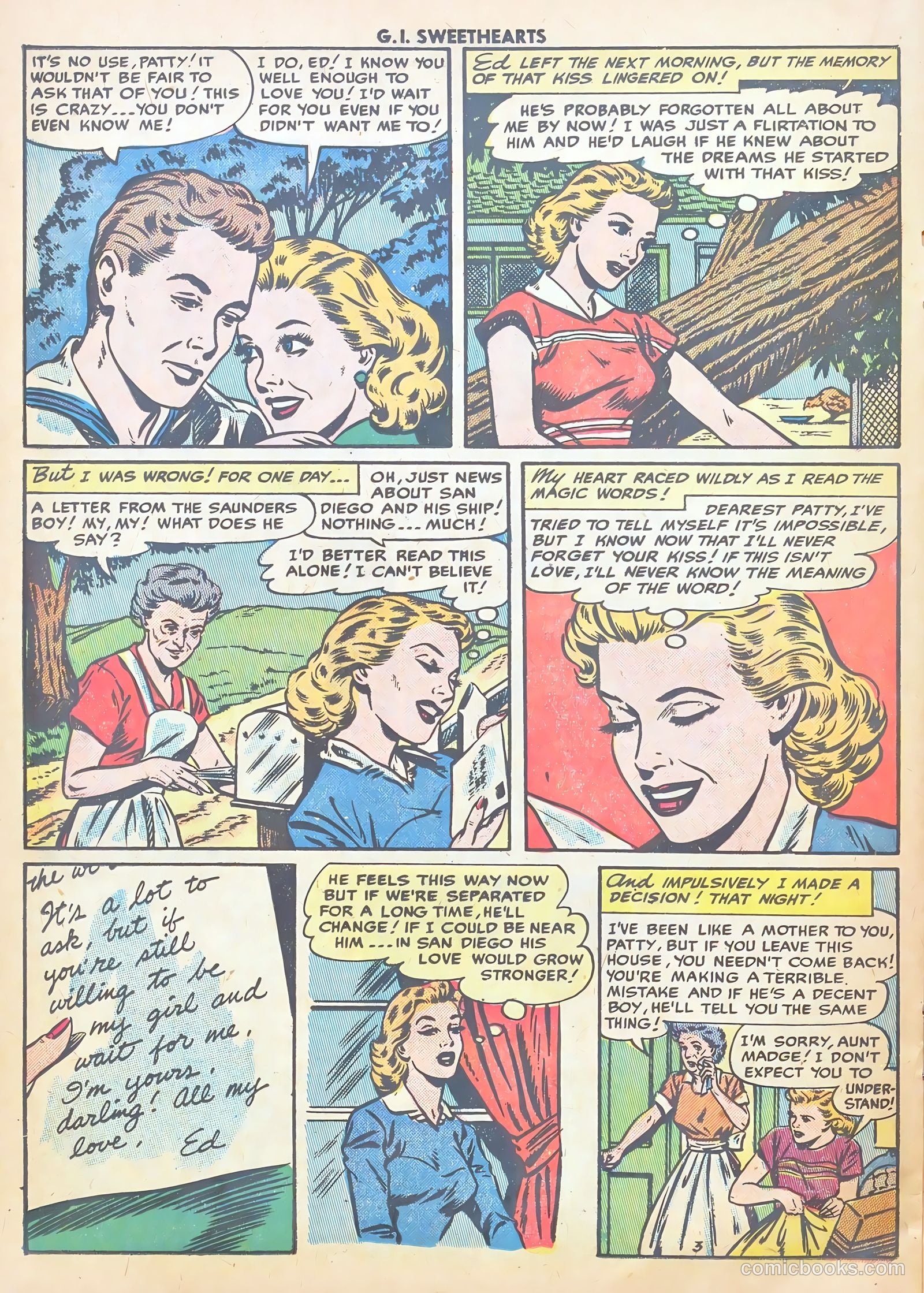 G.I. Sweethearts #44 (1955) — page 20 of 37