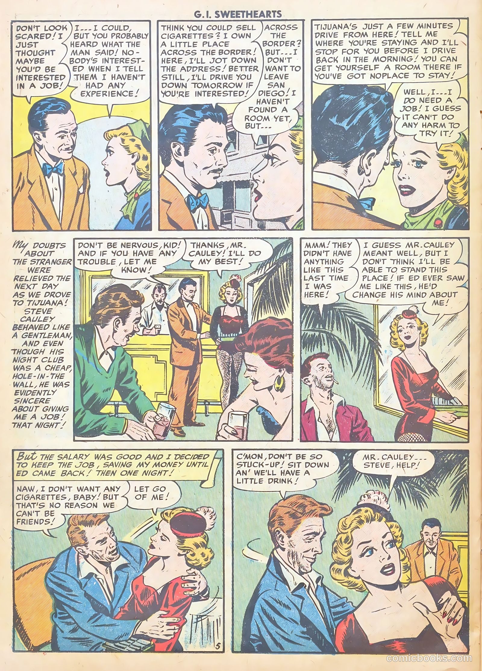 G.I. Sweethearts #44 (1955) — page 22 of 37