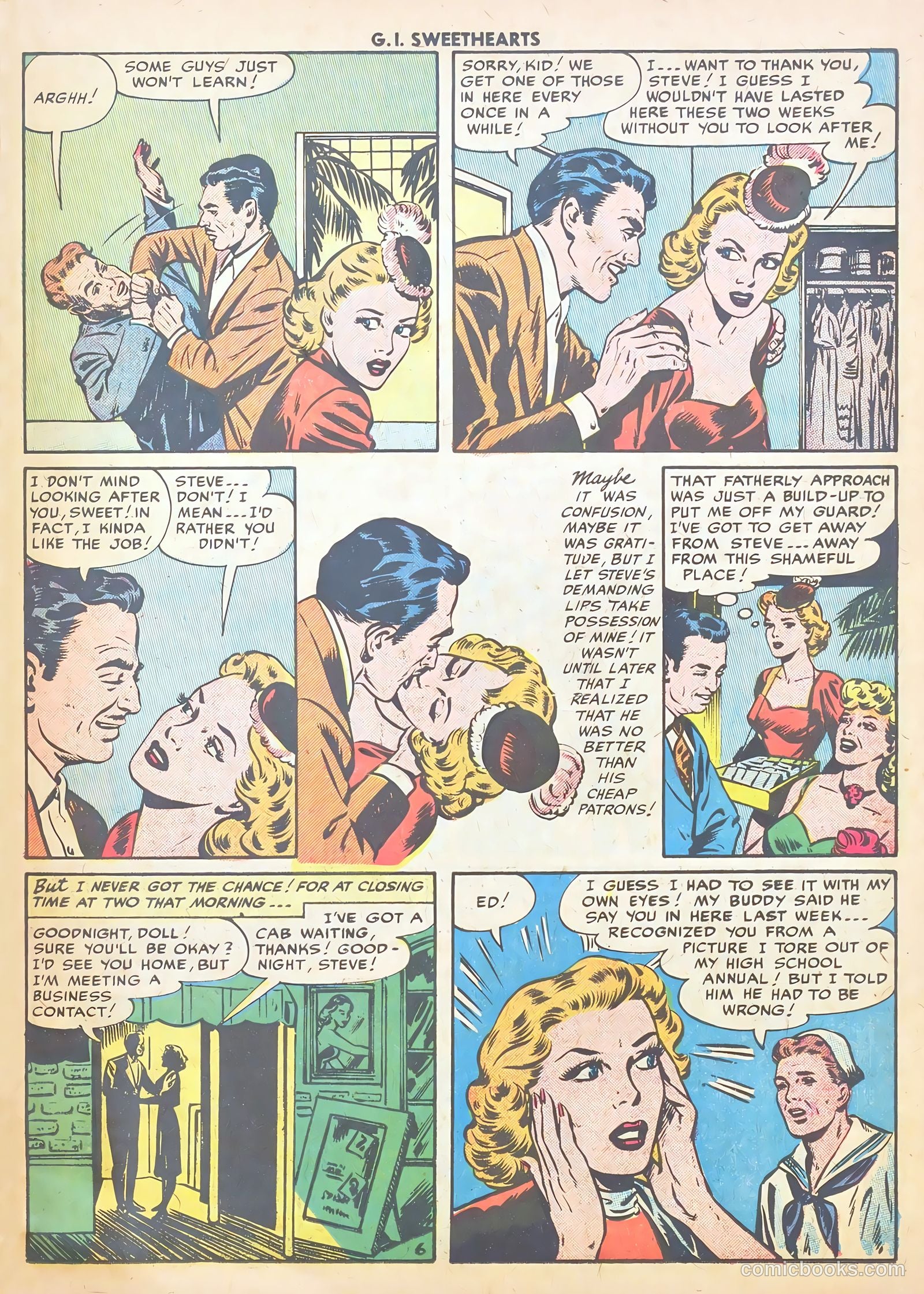 G.I. Sweethearts #44 (1955) — page 23 of 37