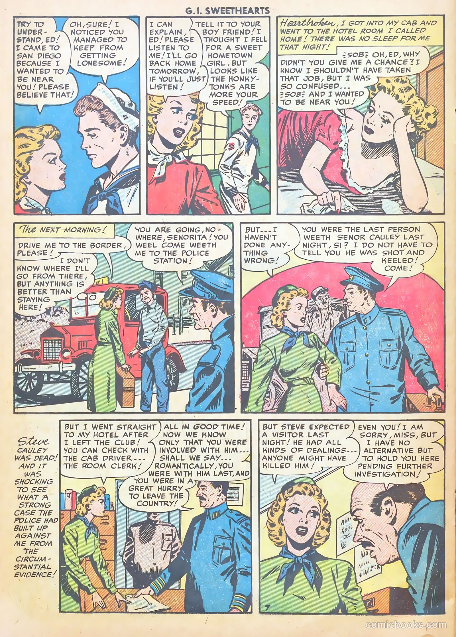 G.I. Sweethearts #44 (1955) — page 24 of 37