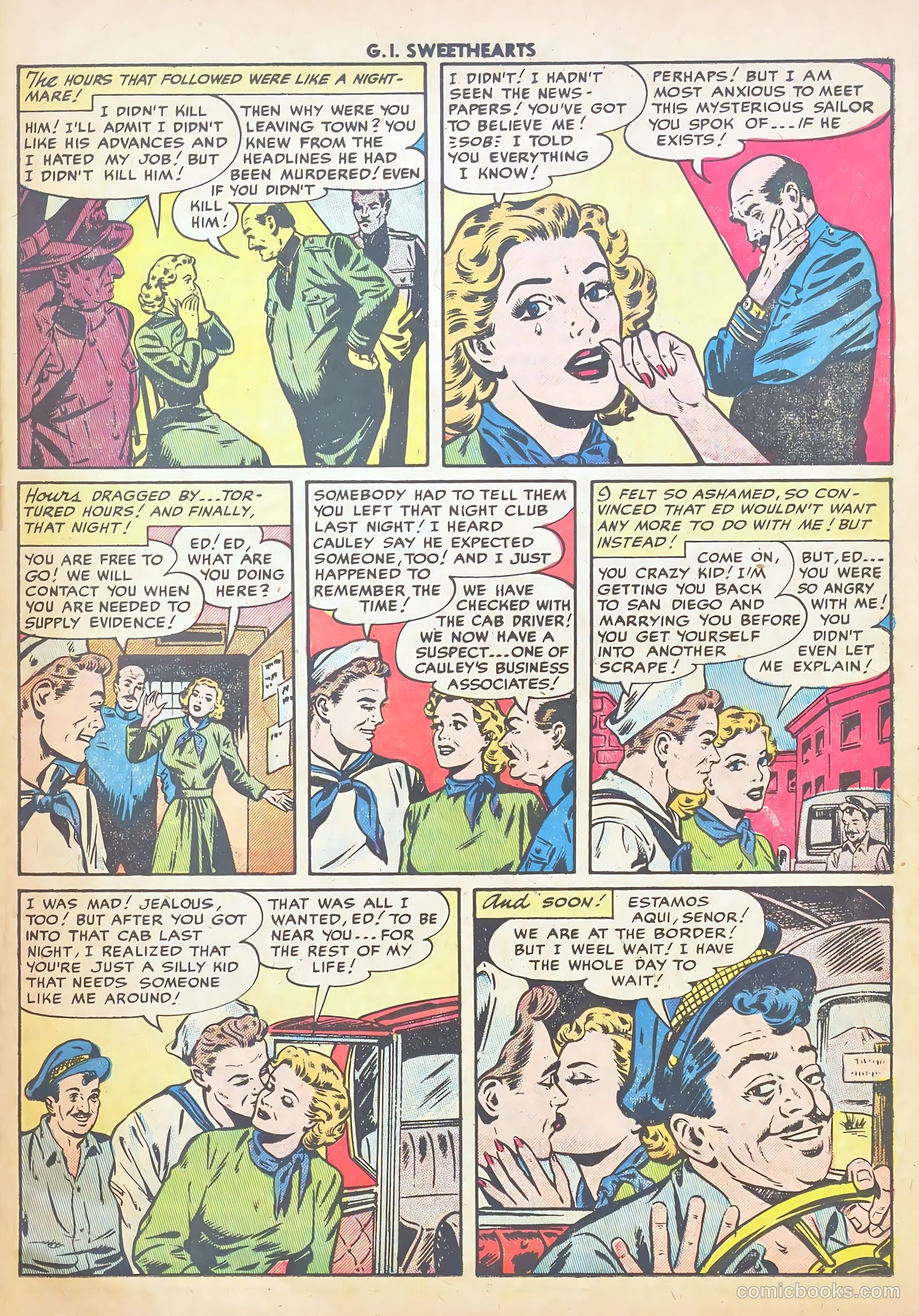 G.I. Sweethearts #44 (1955) — page 25 of 37