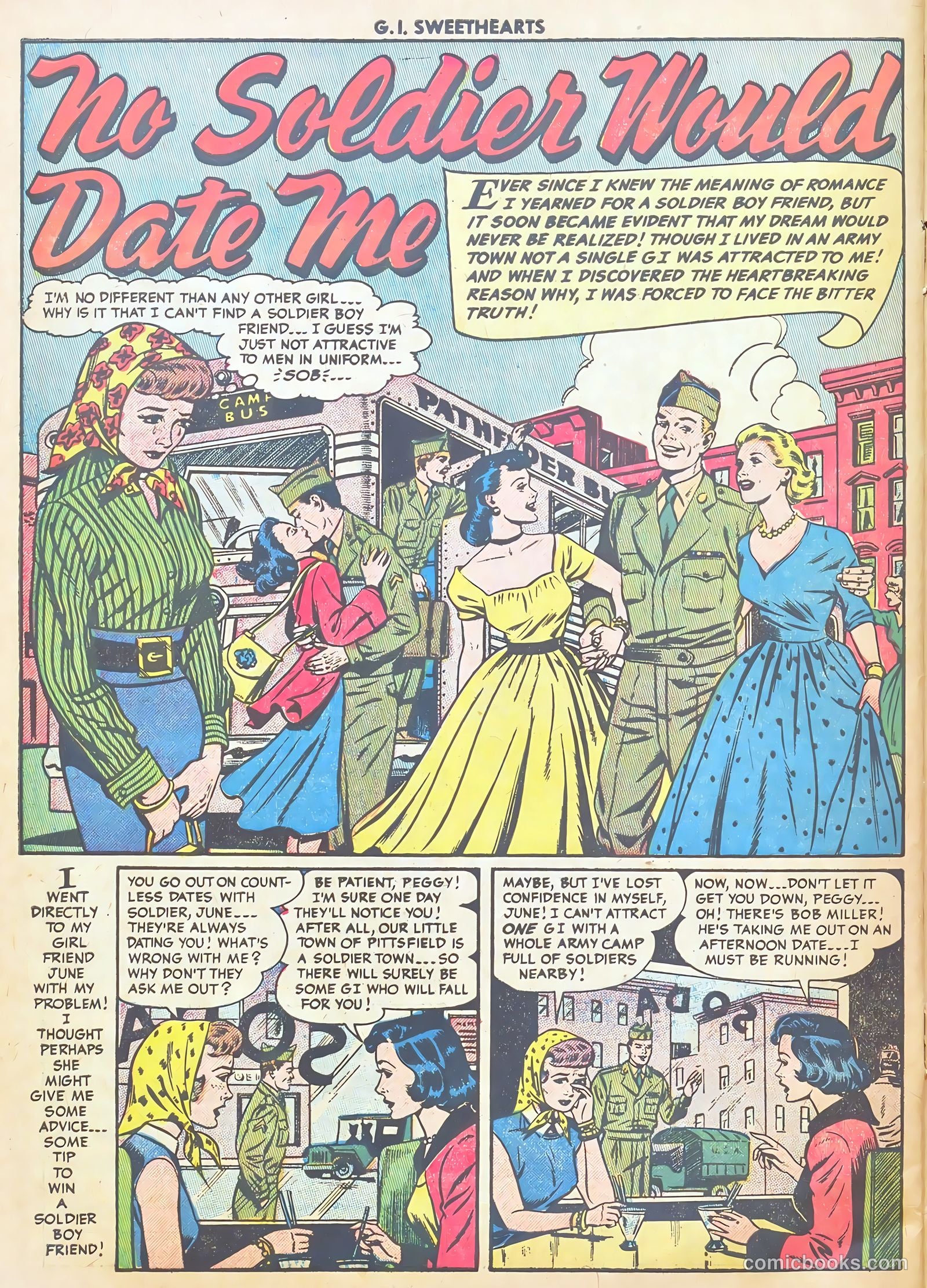 G.I. Sweethearts #44 (1955) — page 28 of 37