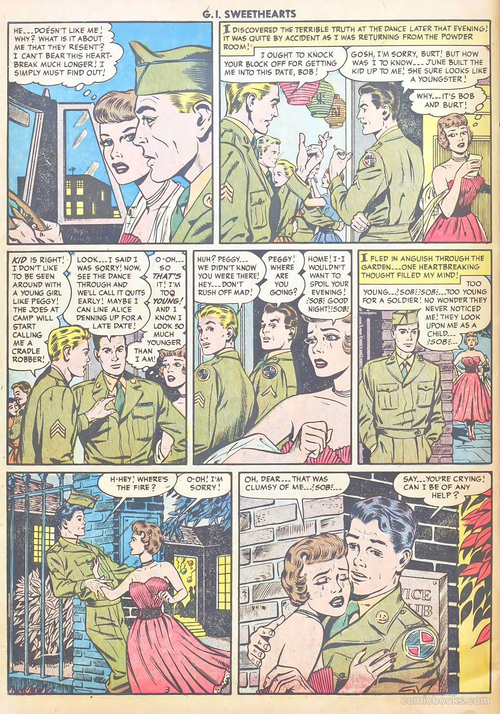 G.I. Sweethearts #44 (1955) — page 30 of 37