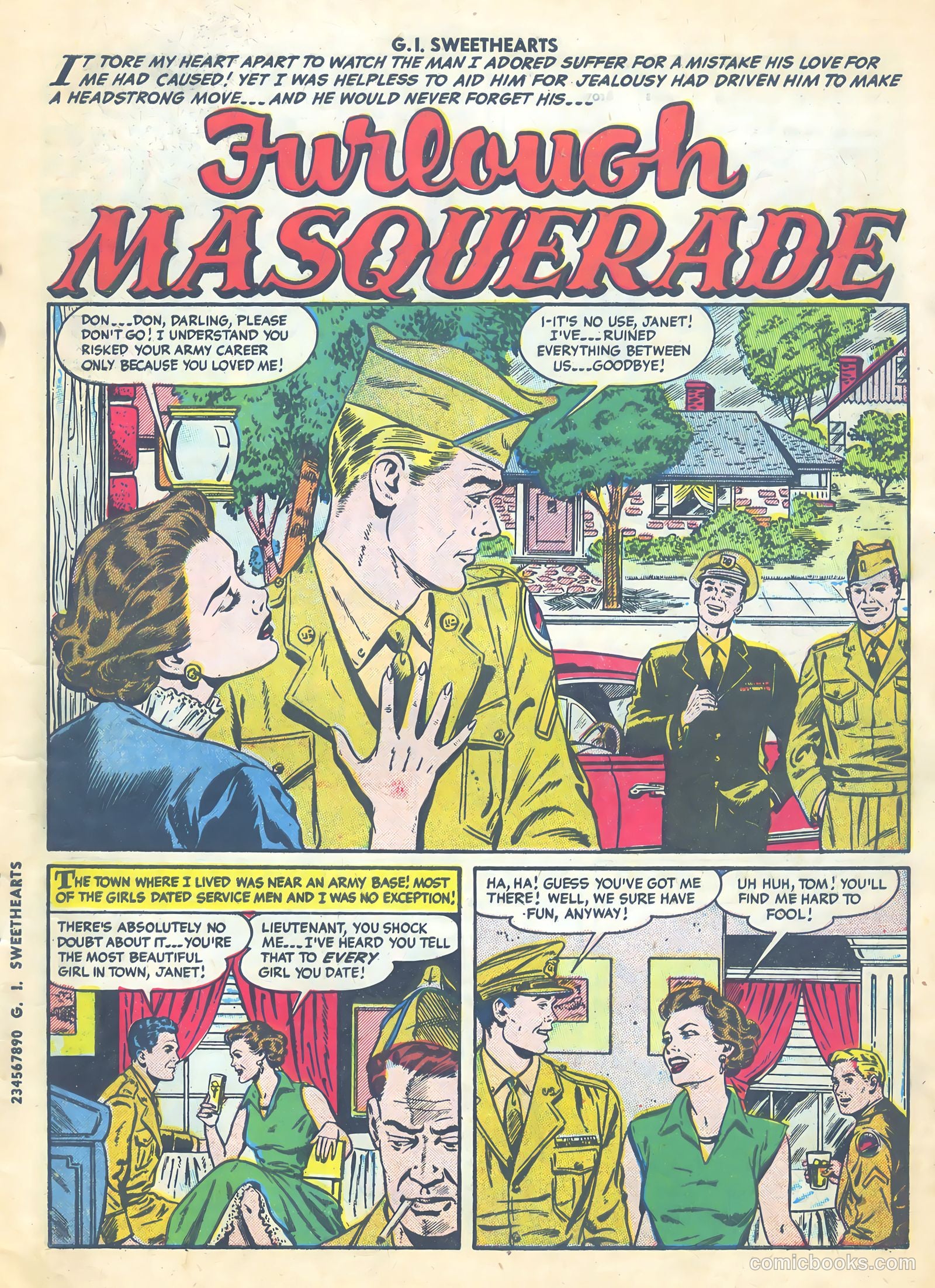 G.I. Sweethearts #45 (1955) — page 3 of 37